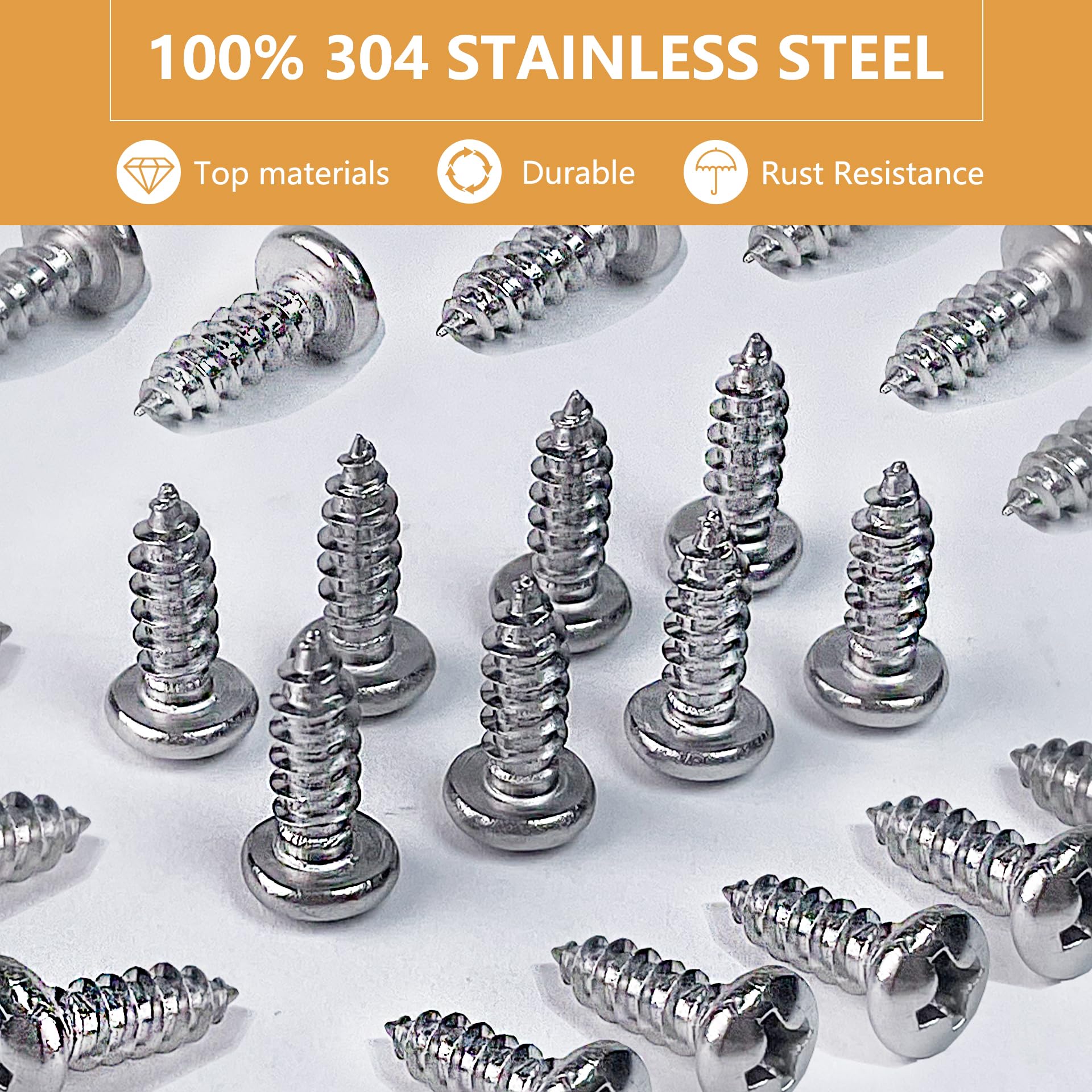 50 Pack 1/5 Inch Rope Light Clips with Stainless Steel Screws, P-Style Rope Light Mounting Clips, Outdoor Light Clips for String Lights, Christmas Light Clips Cable Wire Clamps 50 Pack - Image 3