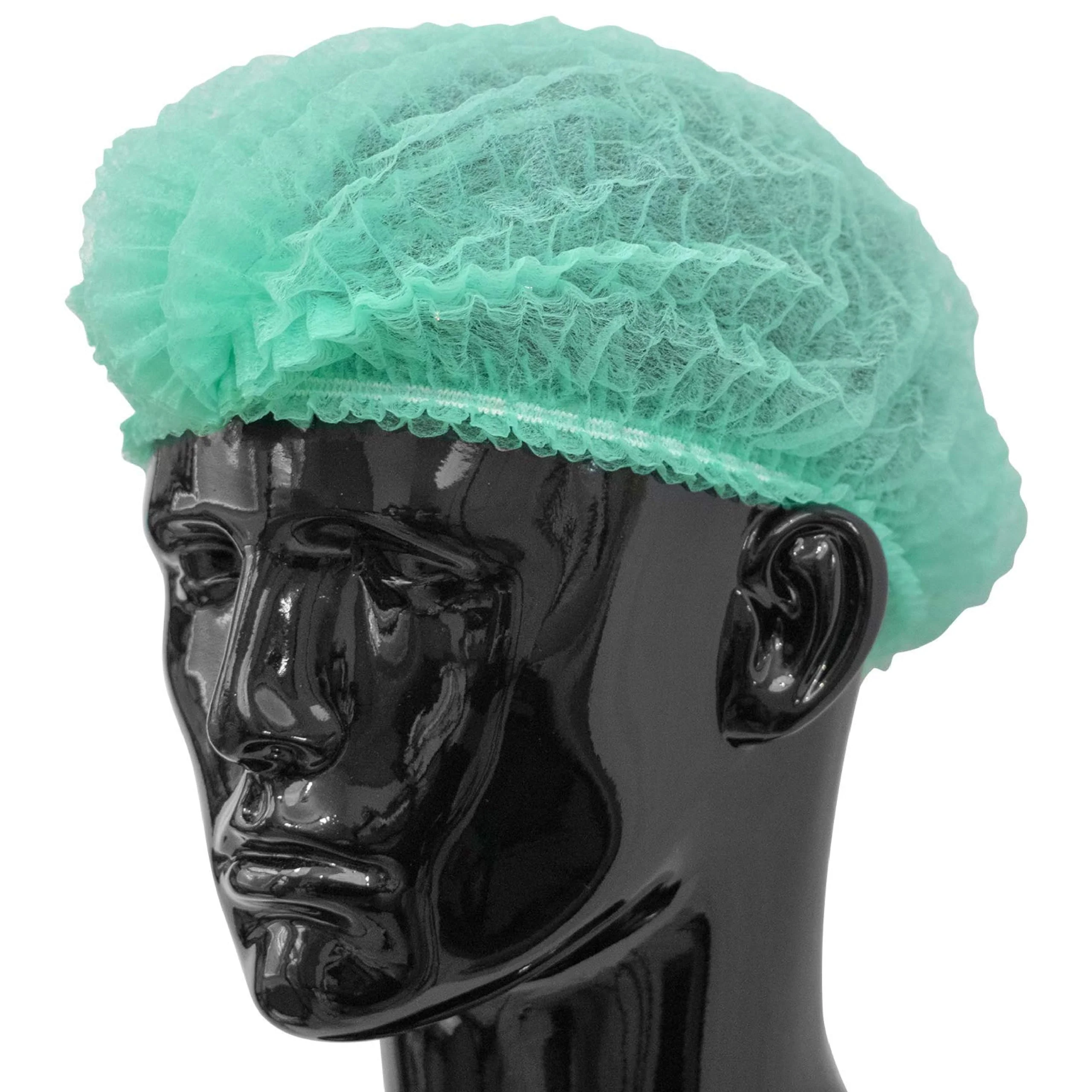 50 x simply direct Green Disposable Hair Net/Mob Caps in a Resealable Bag - Image 7