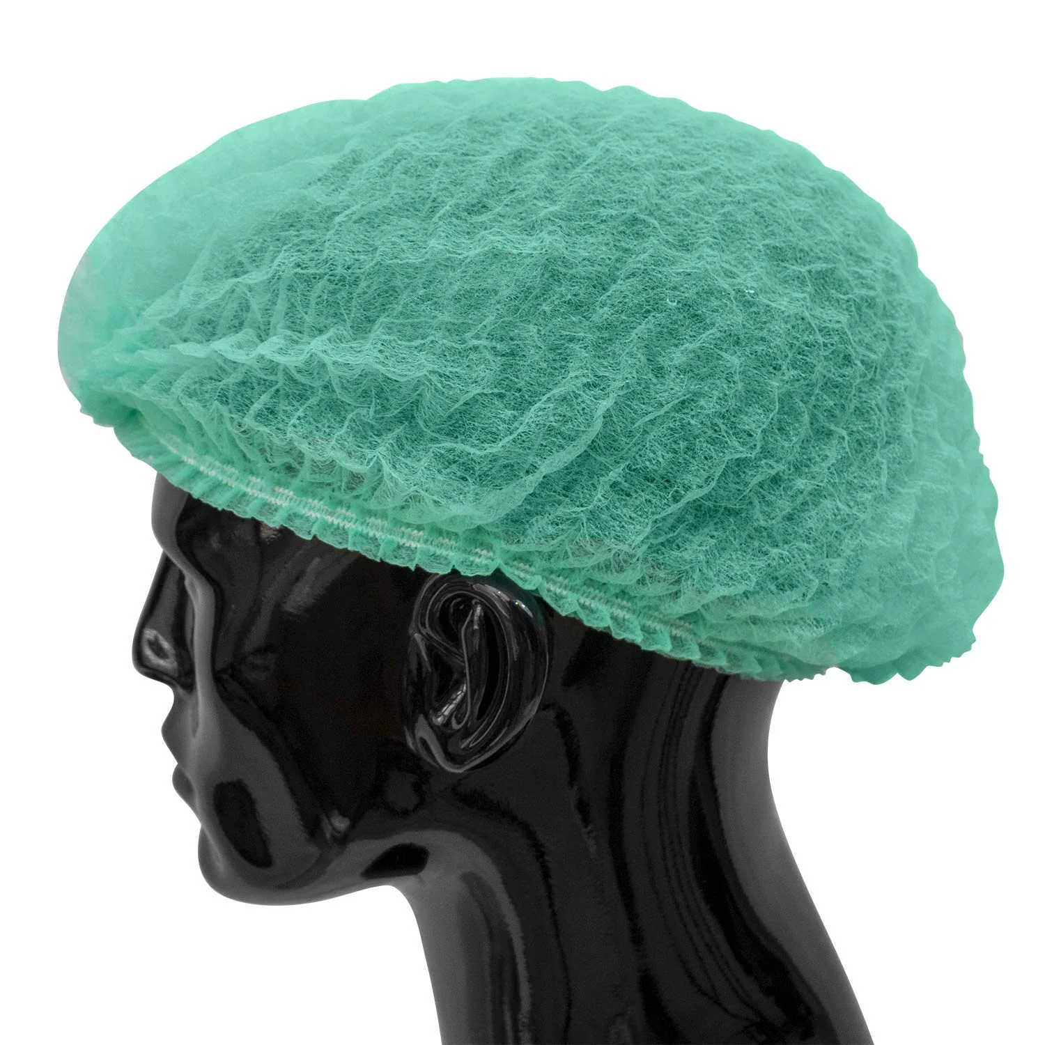 50 x simply direct Green Disposable Hair Net/Mob Caps in a Resealable Bag - Image 9