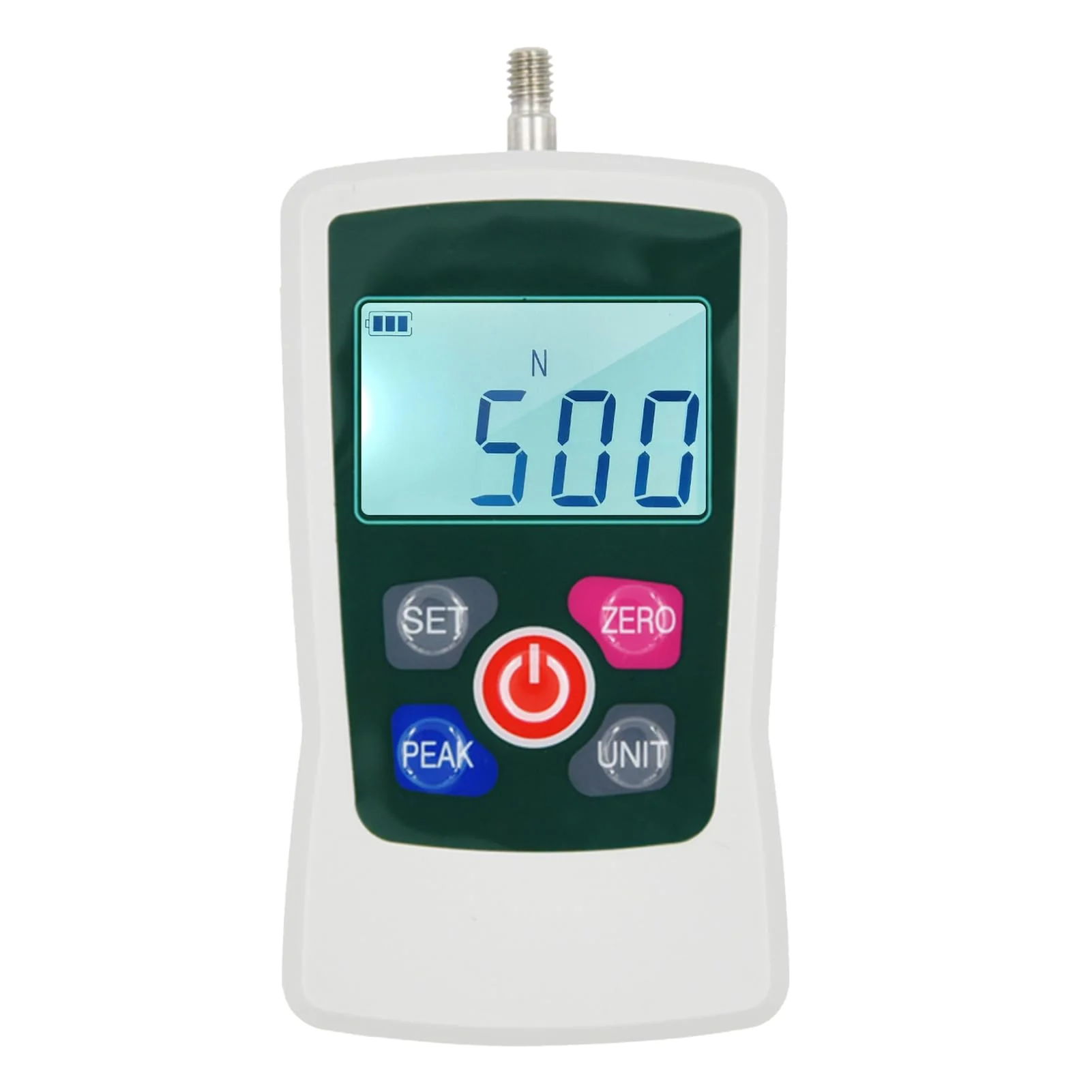 500N Digital Force Gauge, Pressure Pull Dynamometer, Handheld Pressure Tension Gauge with Unit Switching, Backlit Display and Automatic Shut-Off