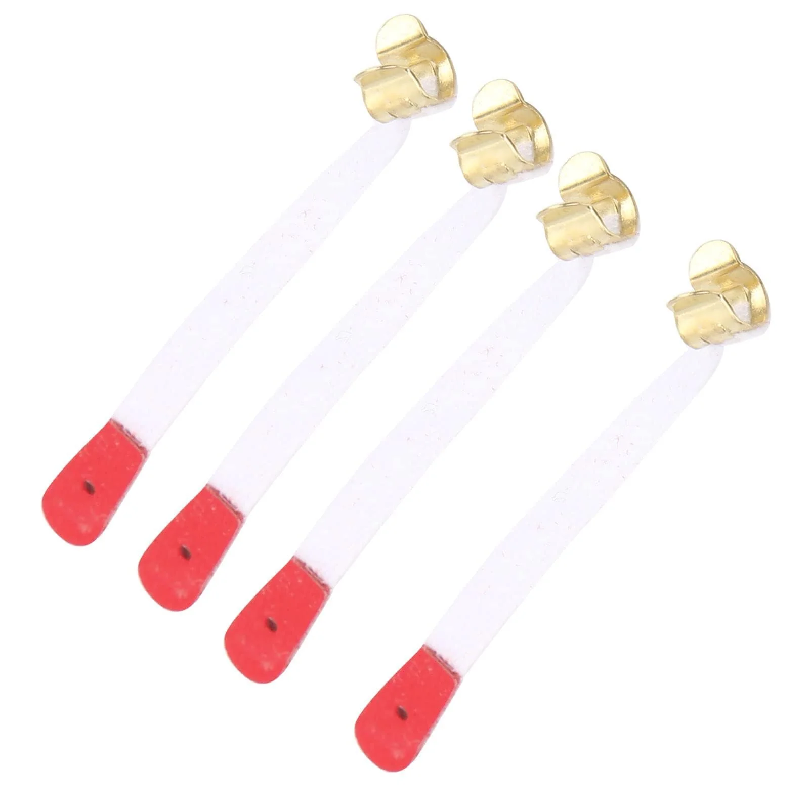 50Pcs Piano Bridle Straps Replacement Piano Spring Clips Repair Parts 75x5mm/ 3 x 0.2inch Bridle Tape White And Red PianoAccessories - Image 6
