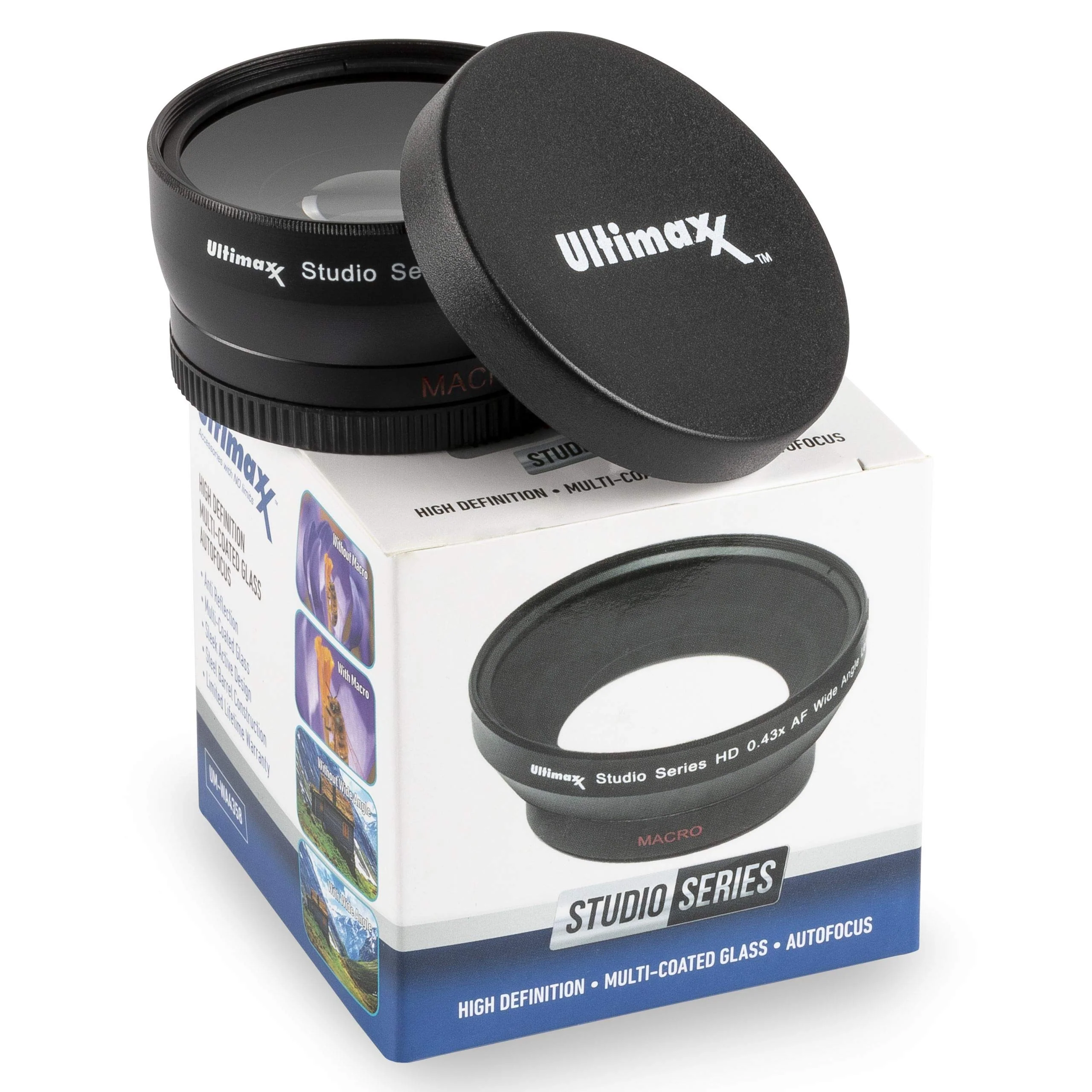 58mm 0.43x Wide Angle (w/Macro) High Definition Lens for DSLR Canon EOS Rebel 70D 77D 80D 90D T8i T7 T7i T6i T6s T6 T5i T5 T4i T3i T100 SL1 SL2 SL3 & More - Image 5