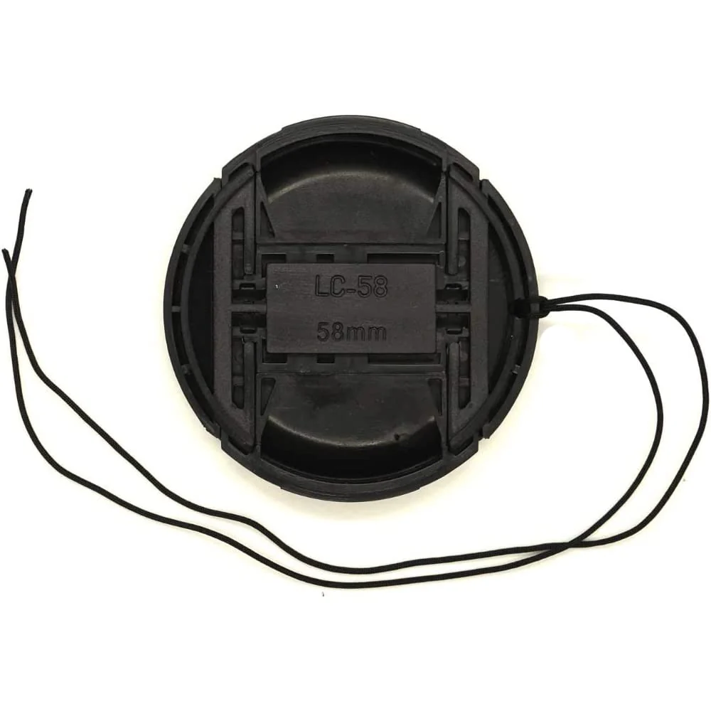 || 58mm Lens Cap for Panasonic Lumix G Vario 12-60mm f/3.5-5.6 ASPH. Power O.I.S. Lens, Panasonic Lumix G Vario 14-140mm f/3.5-5.6 ASPH. Power O.I.S. Lens and More Ø58 mm Lens Cap - Image 4