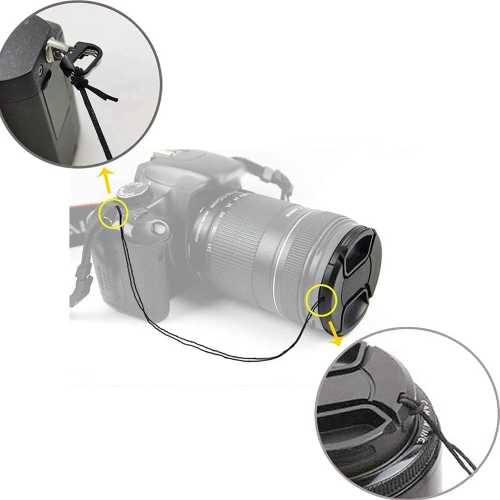 || 58mm Lens Cap for Panasonic Lumix G Vario 12-60mm f/3.5-5.6 ASPH. Power O.I.S. Lens, Panasonic Lumix G Vario 14-140mm f/3.5-5.6 ASPH. Power O.I.S. Lens and More Ø58 mm Lens Cap - Image 5