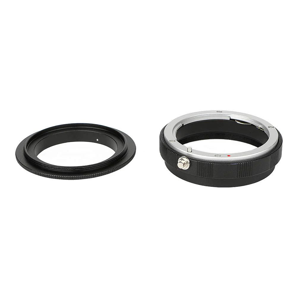 58mm Metal Macro Reverse Adapter Ring Camera Mount Lens Converter + Rear Lens Mount Protection Ring Compatible with Canon EOS EF EF-S Mount DSLR Camera and Lens EOS-58K