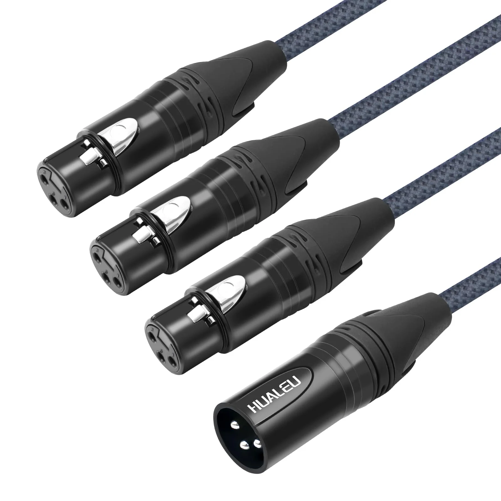 5FT 3Pin XLR 1 Male to 3 Female Y Splitter Cable,3 Way XLR Splitter Balance 1 Male to 3 Female Audio Cable for Mixer, Microphone,3 Microphones are Connected to one Input 5Feet XLR 1 M To 3 F - Image 7