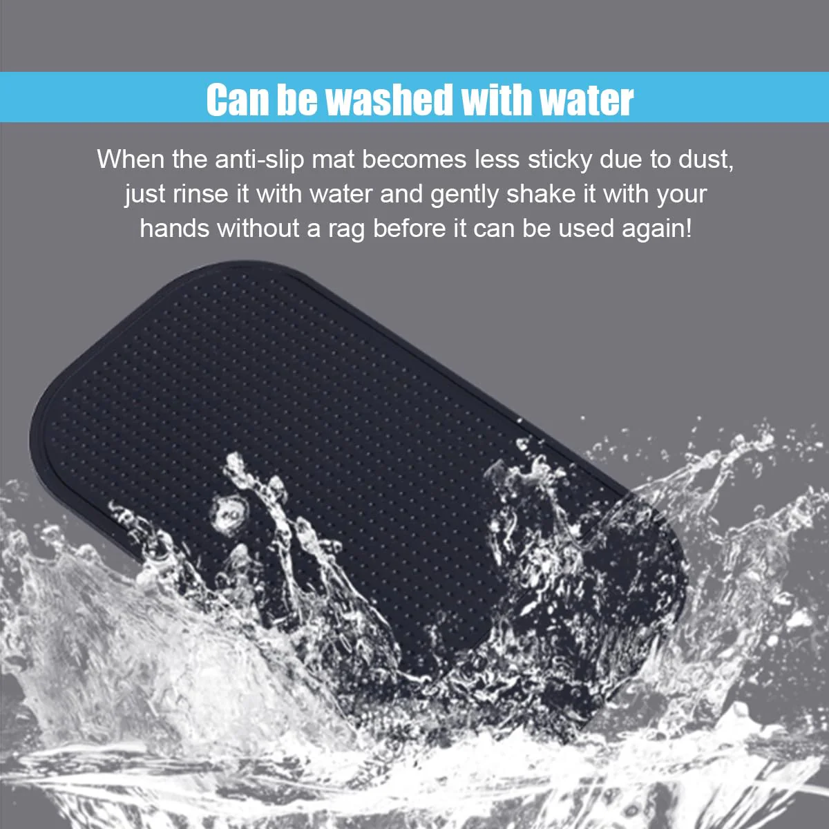 5PCS Car Dashboard Non-Slip Mat, Anti-Slide Sticky Multifunctional Pads for Auto Dashboard, Cell Phone Bracket Mat, Fit for Cell Phones, Keys, Sunglasses, GPS, Coins, Mirrors - Image 5