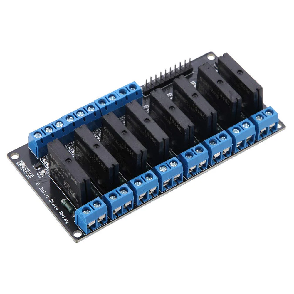 5V 8 Channel Solid State Relay Module High Level Trigger 2A with Resistive Fuse - Image 8