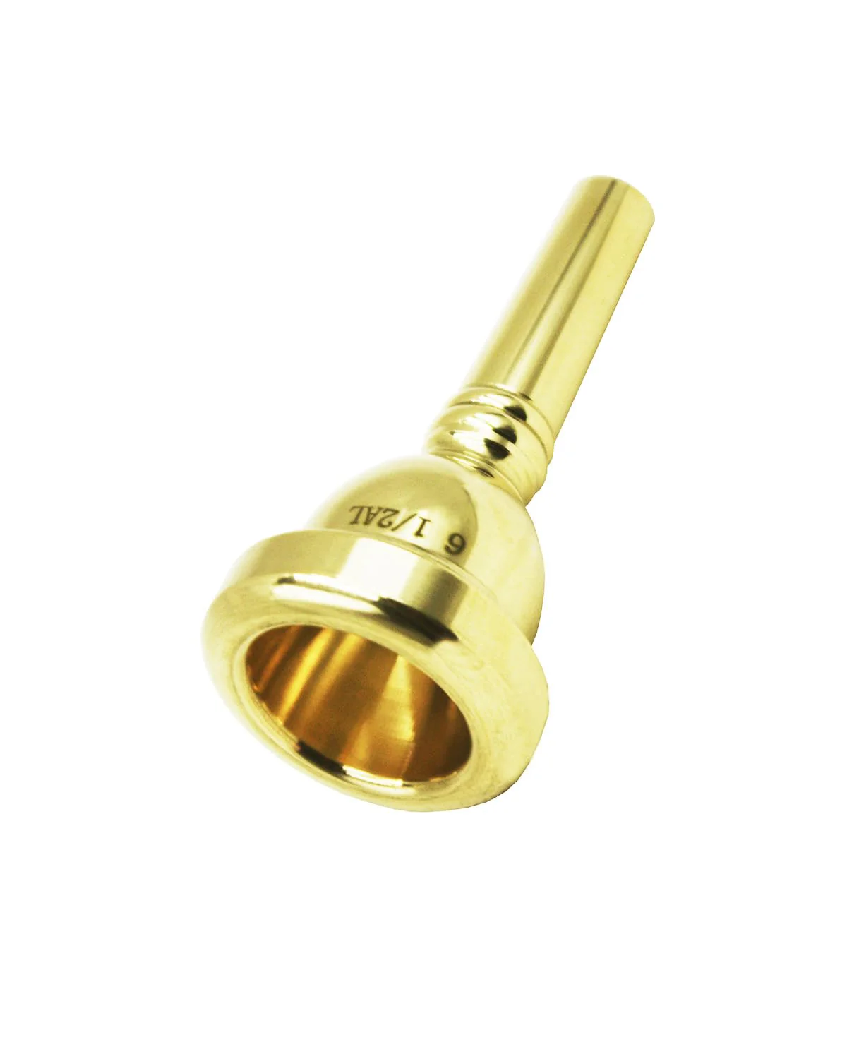 6 1/2AL Tenor Trombone Mouthpiece Gold Plated Baritone Euphonium Mouth Piece Replacement Musical Instruments Accessories