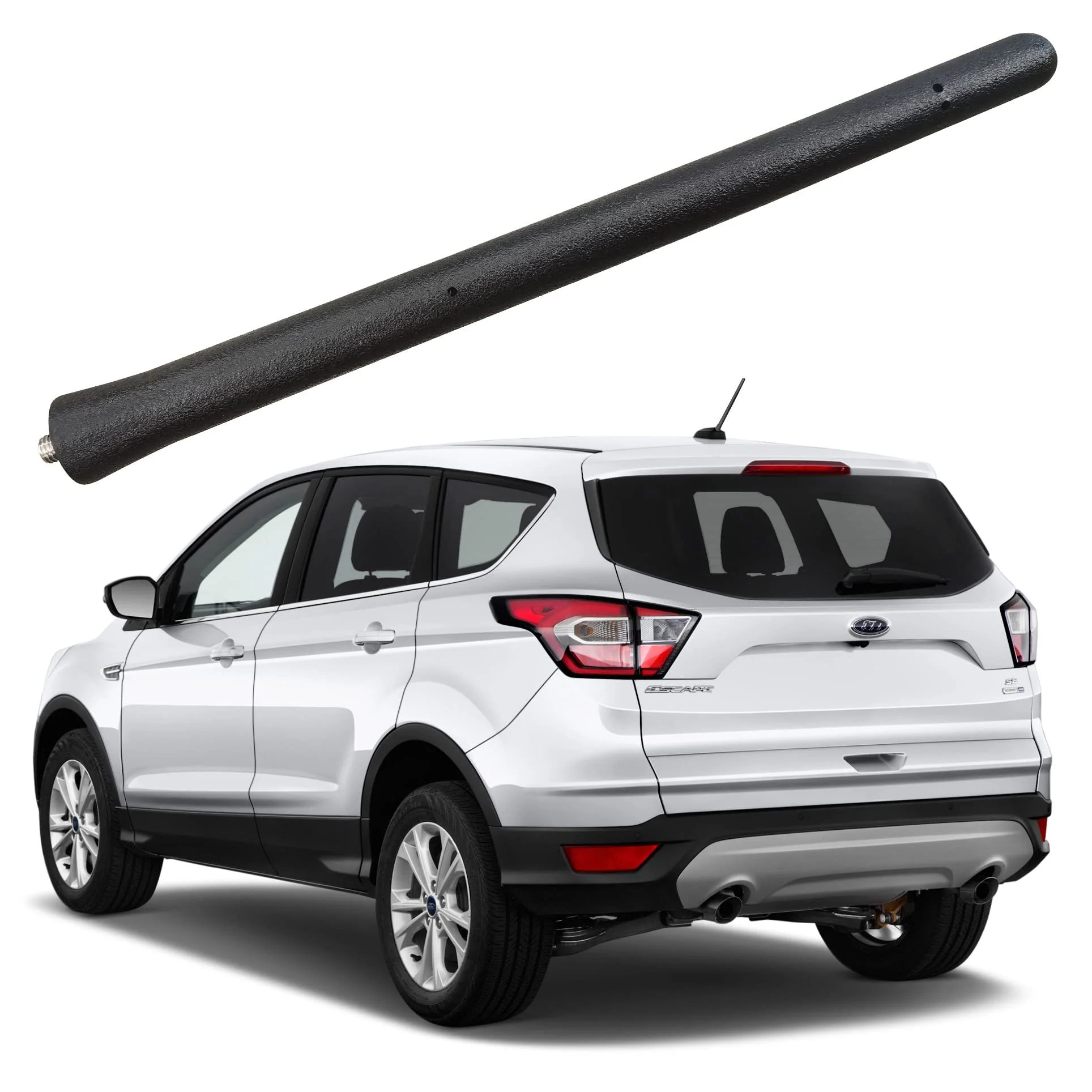 6 3/4 Inch Rubber Antenna for Ford Escape (2013-2019), Ford Escape Antenna - Car Wash Proof, Internal Copper Coil Antenna Mast Replacement