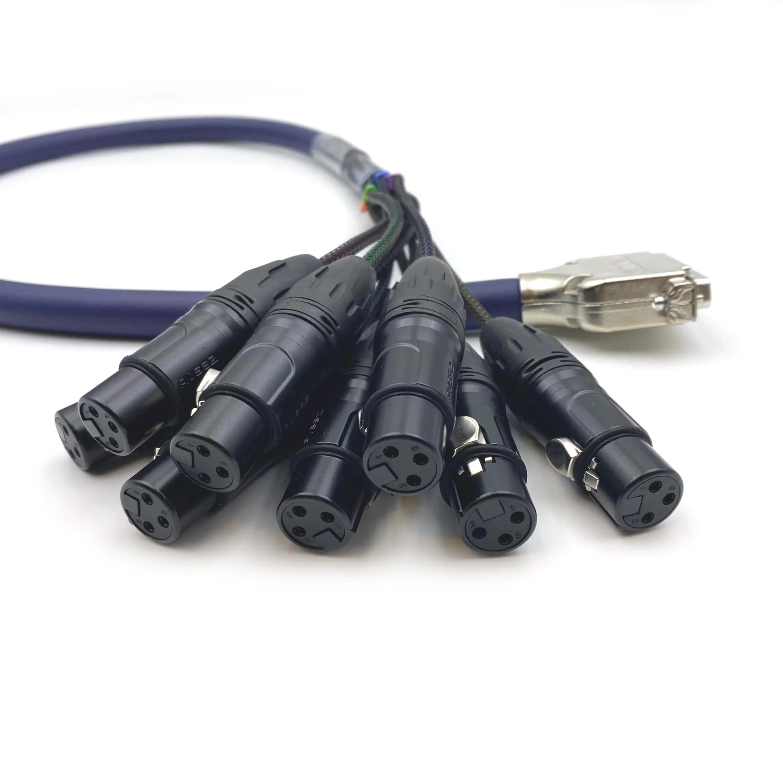6.56ft DB25 to XLR Female Snake Cable, DB25 Male to 8 Channel XLR 3Pin Female Balanced Snake Cable D-Sub SnakeCable Patch Bay Interface Modular Wire 2Meter 6.56ft - Image 8