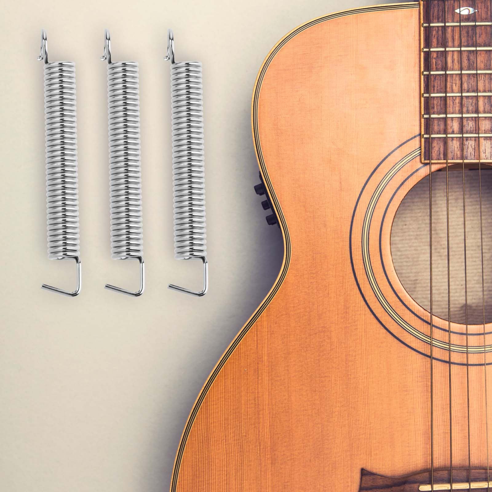 6 Pcs American Series Stratocaster Tremolo Arm Tension Springs Tremolo Arm Tension Springs Vintage Tremolo Tension Springs Electric Guitar Bridge Noiseless Tremolo Springs Guitar Parts Electric - Image 4