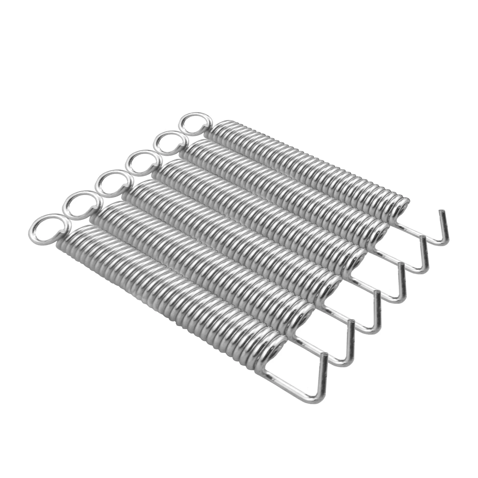 6 Pcs Electric Guitar Tremolo Bridge Springs, Noiseless Metal Guitar Bridge Instruments Accessories Replacement Parts for FR Fender Strat ST Stratocaster (Silver) 6 Pcs - Image 5