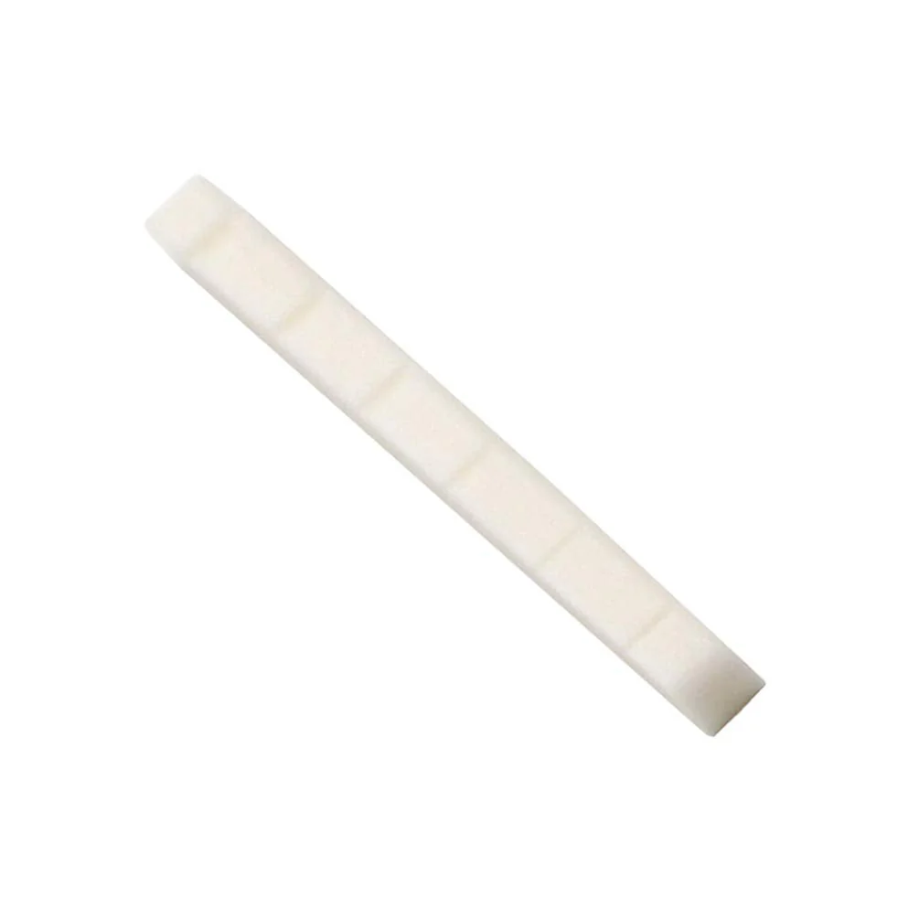 6 String Electric Guitar Nut Flat Bottom Slotted Bone Nuts for Guitar Replacement Parts Accessories (42x3.5x4.5/3.5mm) 42x3.5x4.5/3.5mm - Image 4