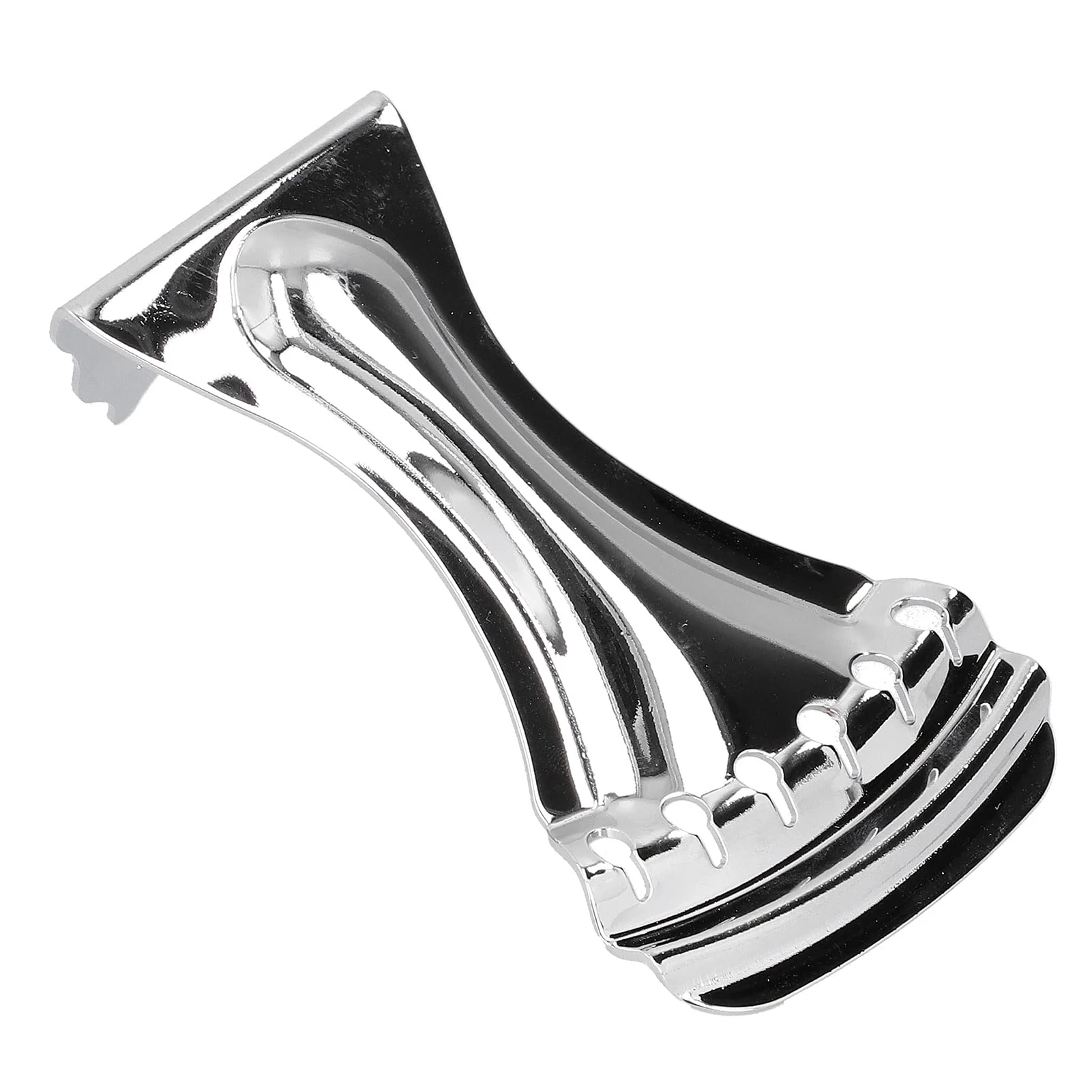 6 String Guitar Tailpiece, Silver Color Plated Good Sustain Tailpieces Replacement for Stringed Instrument Repair, Resonator Tailpiece Trapeze Tailpiece Guitar - Image 6