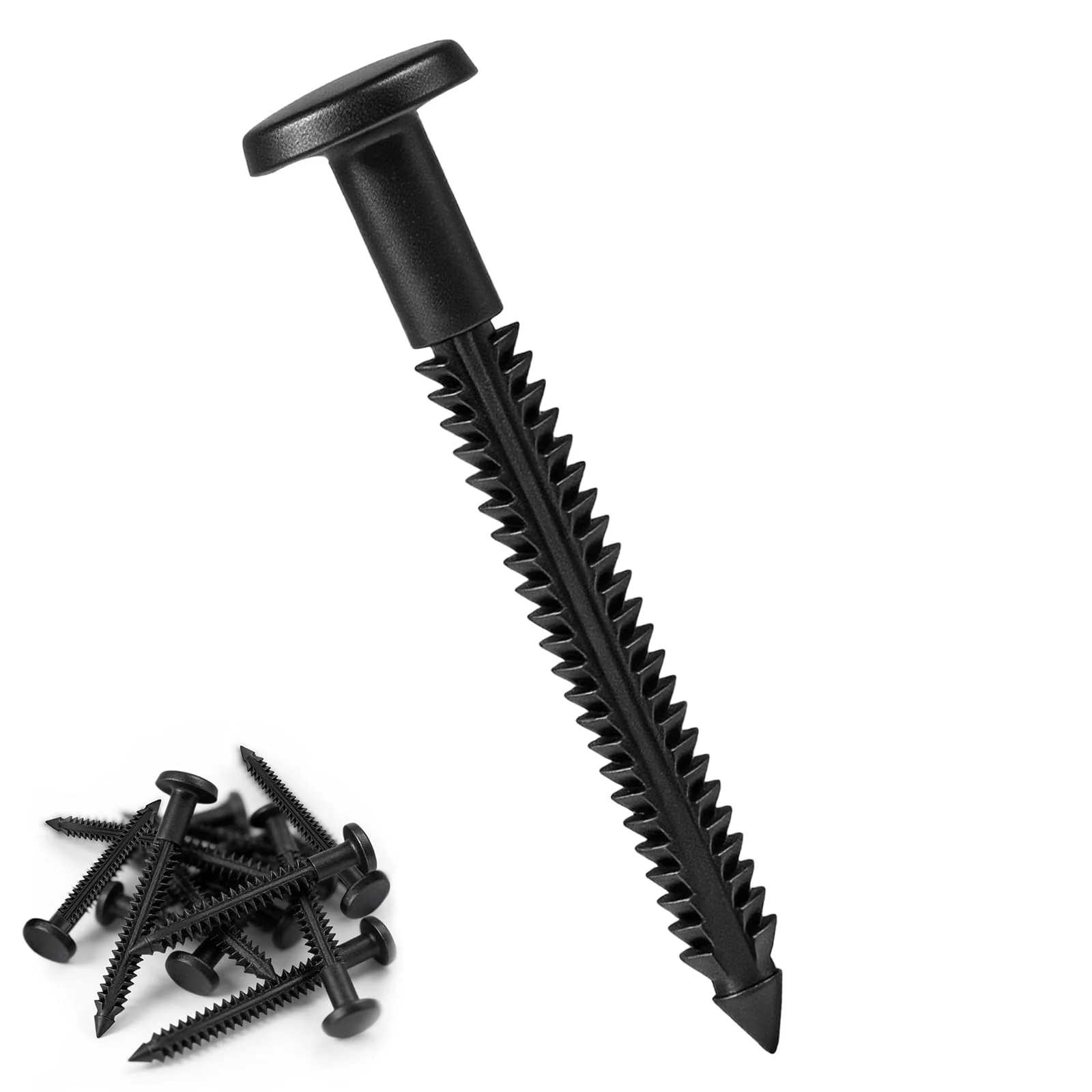 60 Pcs 3 Inch Vinyl Shutter Fasteners Heavy-Duty Shutter Loks for Exterior Decorative Shutters, UV-Resistant & Rustproof Peg Lok Pins with Enhanced Grip for Vinyl/Aluminum/Wood Shutters