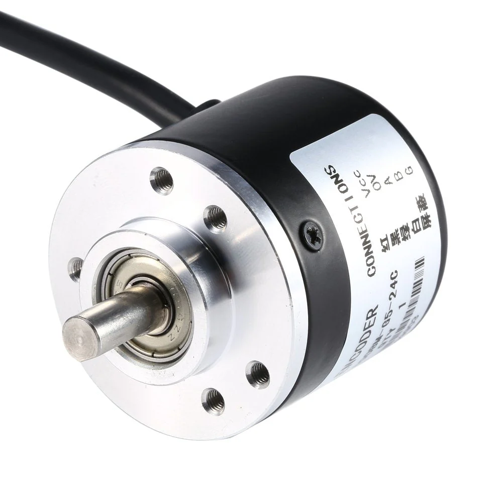 600P/R Rotary Encoder, 6 mm, Photoelectric Incremental Rotary Encoder, 5V-24V, AB 2 Phase Shaft Switch, Rotary Encoder - Image 5