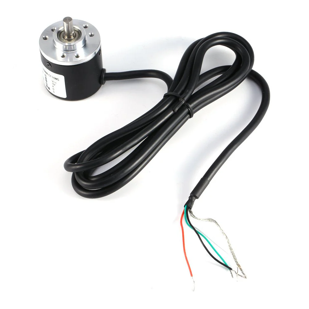 600P/R Rotary Encoder, 6 mm, Photoelectric Incremental Rotary Encoder, 5V-24V, AB 2 Phase Shaft Switch, Rotary Encoder - Image 8