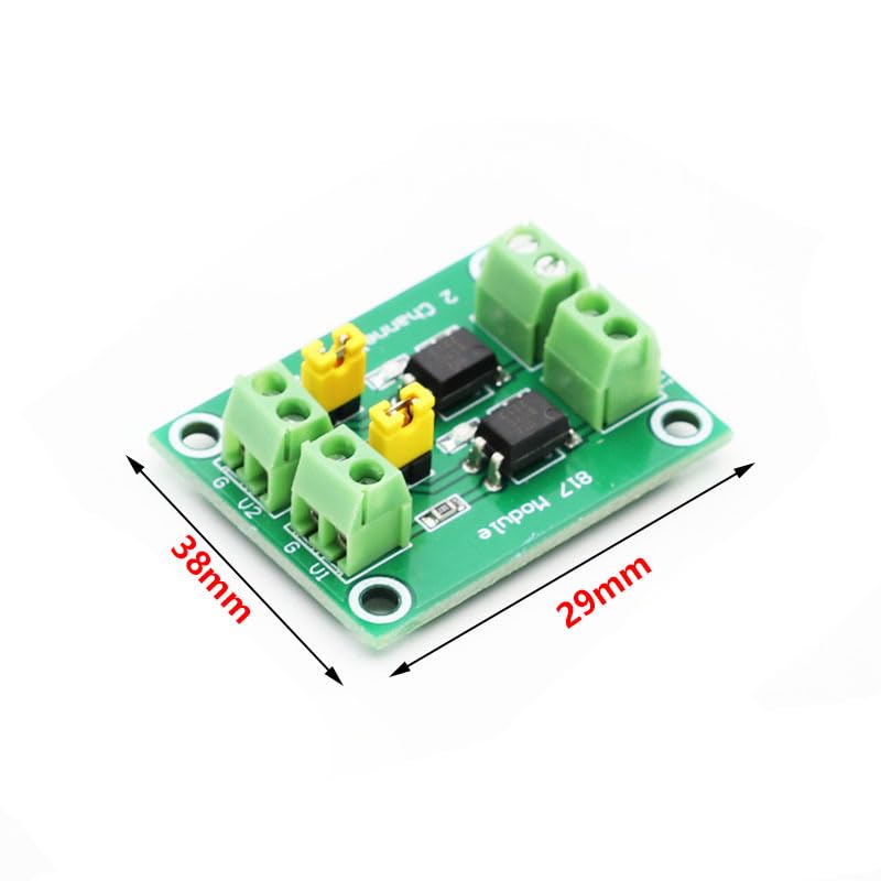 6pcs 817 Optocoupler 2-Way Voltage Insulation Board Voltage Control Switch Module, 3.6-30V Driver Photoelectric Insulated Module - Image 2