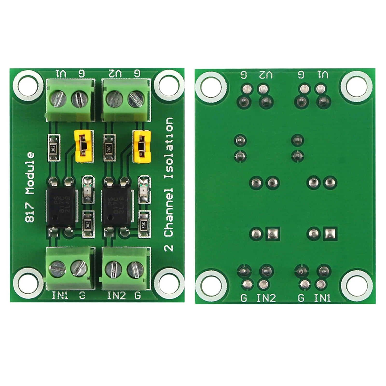 6pcs 817 Optocoupler 2-Way Voltage Insulation Board Voltage Control Switch Module, 3.6-30V Driver Photoelectric Insulated Module - Image 4