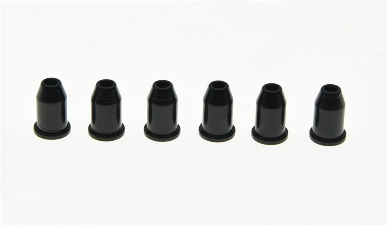 6x Black Guitar String Through Body Ferrule 1/4"(6.35mm) String Ferrules for Telecaster/Tele Guitar - Image 4