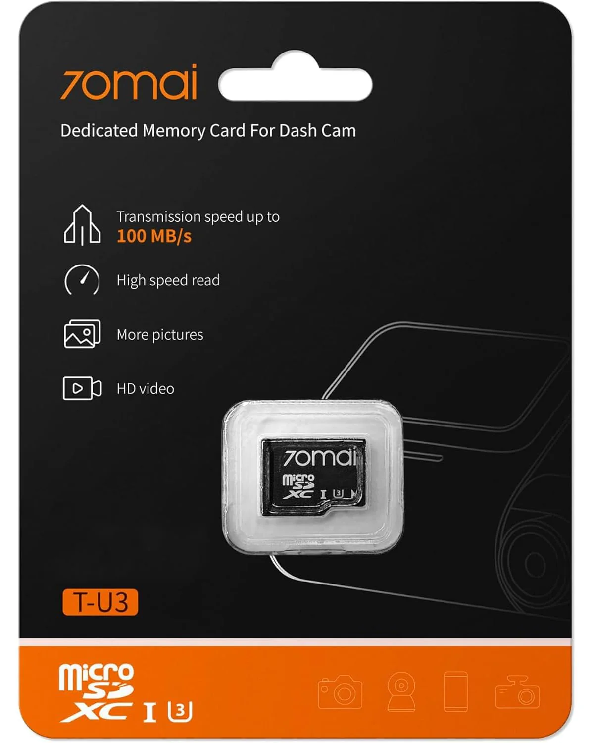 70mai Micro SD Card 64GB Memory Card, Up to 100MB/s, Suitable for 70mai Dash Cam 1S, Lite 2, M300, A400, A500S, A510, A410, A800s, A810 64 GB - Image 4