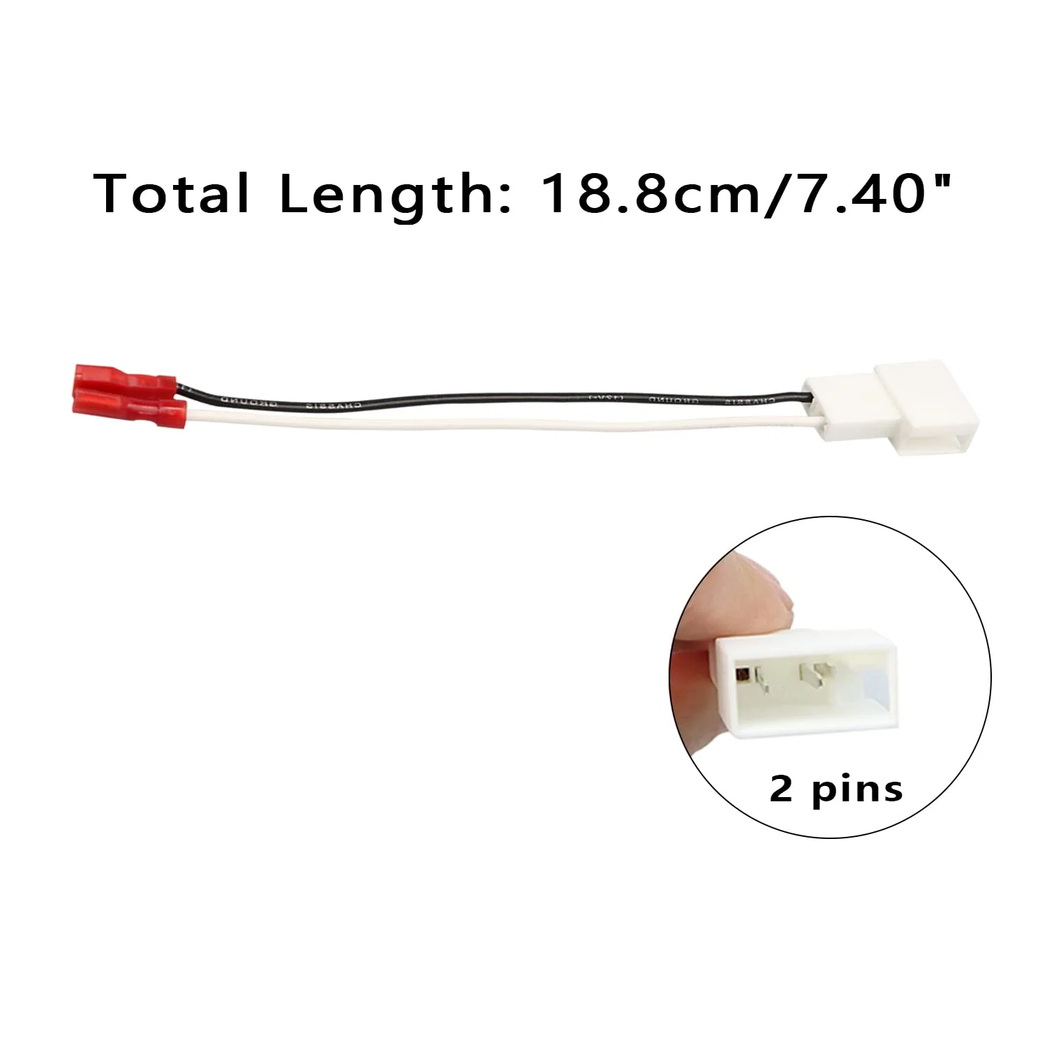 72-8104 Speaker Adapter Wire Harness Replacement for Toyota Camry Corolla Tacoma Tundra Scion Pontiac Car Front and Rear Door Speaker Wire Harness Adapter Plug 4Pcs 72-8104 Speaker harness - Image 6