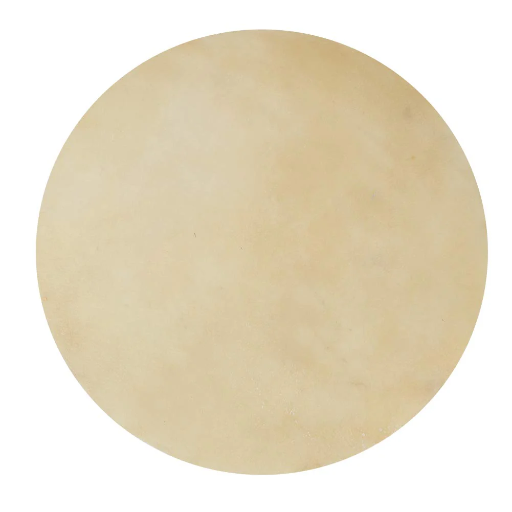 8.5/12 inch Buffalo Leather Drum Head 2pcs, Long-lasting and Consistent Sound for African Bongo Drums Accessory(12 inch) 12 inch - Image 3