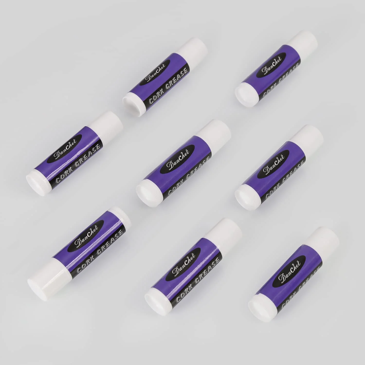 8 Piece Saxophone Clarinet Cork Grease, Lubricating Tube Cleaning Care Product for Clarinets, Saxophones, Oboes, Flutes, Bass Clarinets, Etc. - Image 2