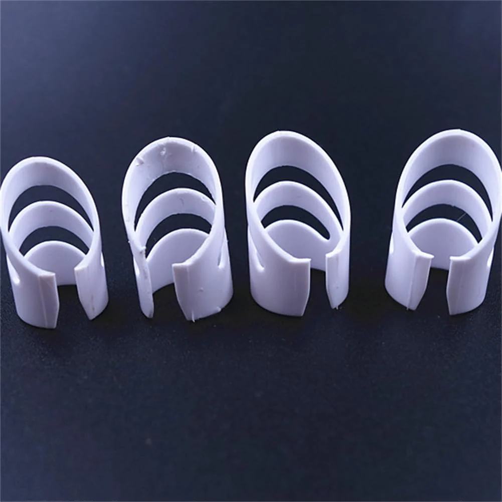 8Pcs Alaska Guitar Picks（XL+L+L+M）, Adjustable Finger Picks, Alaska Picks Plectrums Stringed Instrument Accessories Guitar Picks (White) White - Image 5