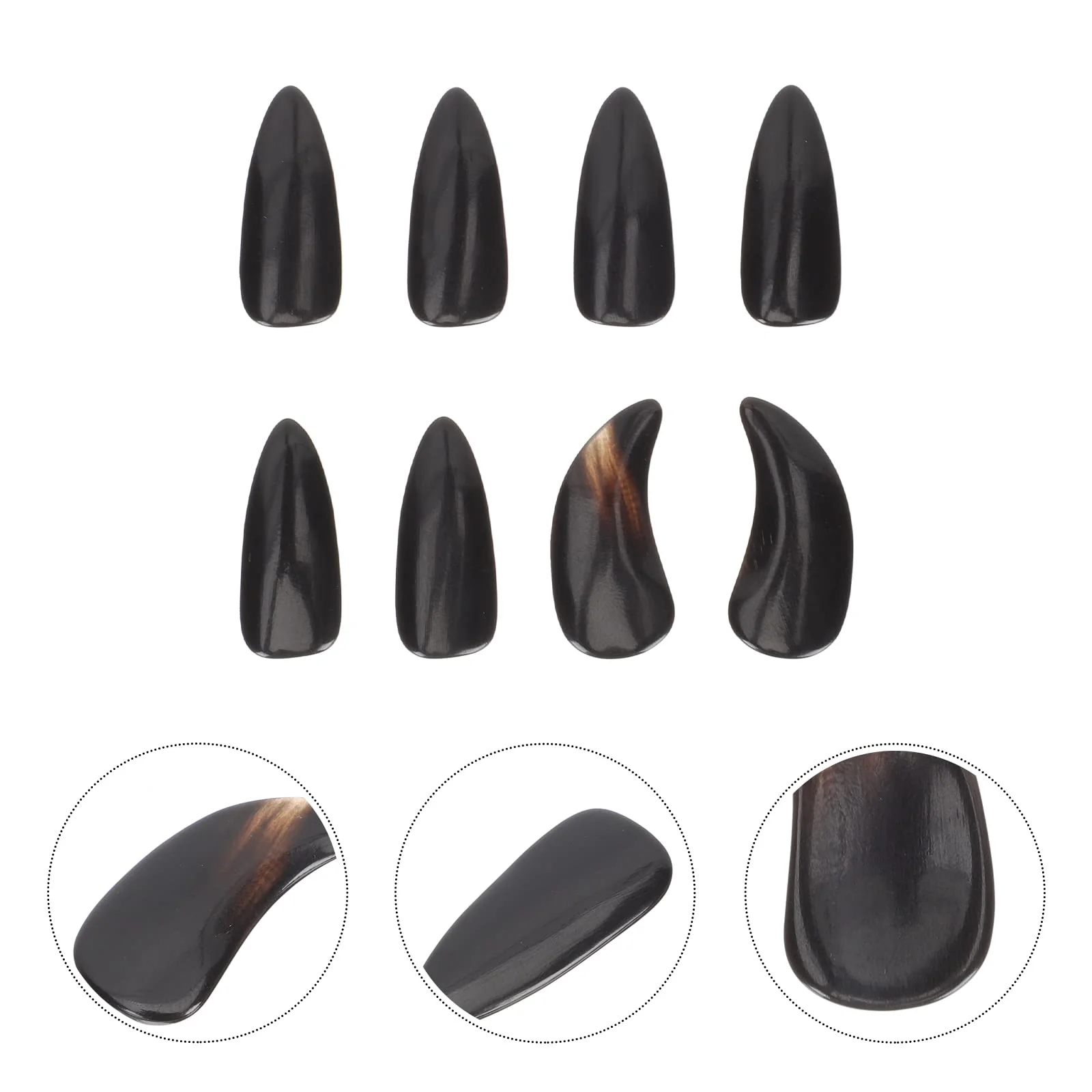 8pcs Guzheng Nails Professional Nail Covers String Instrument Finger Picks - Image 4