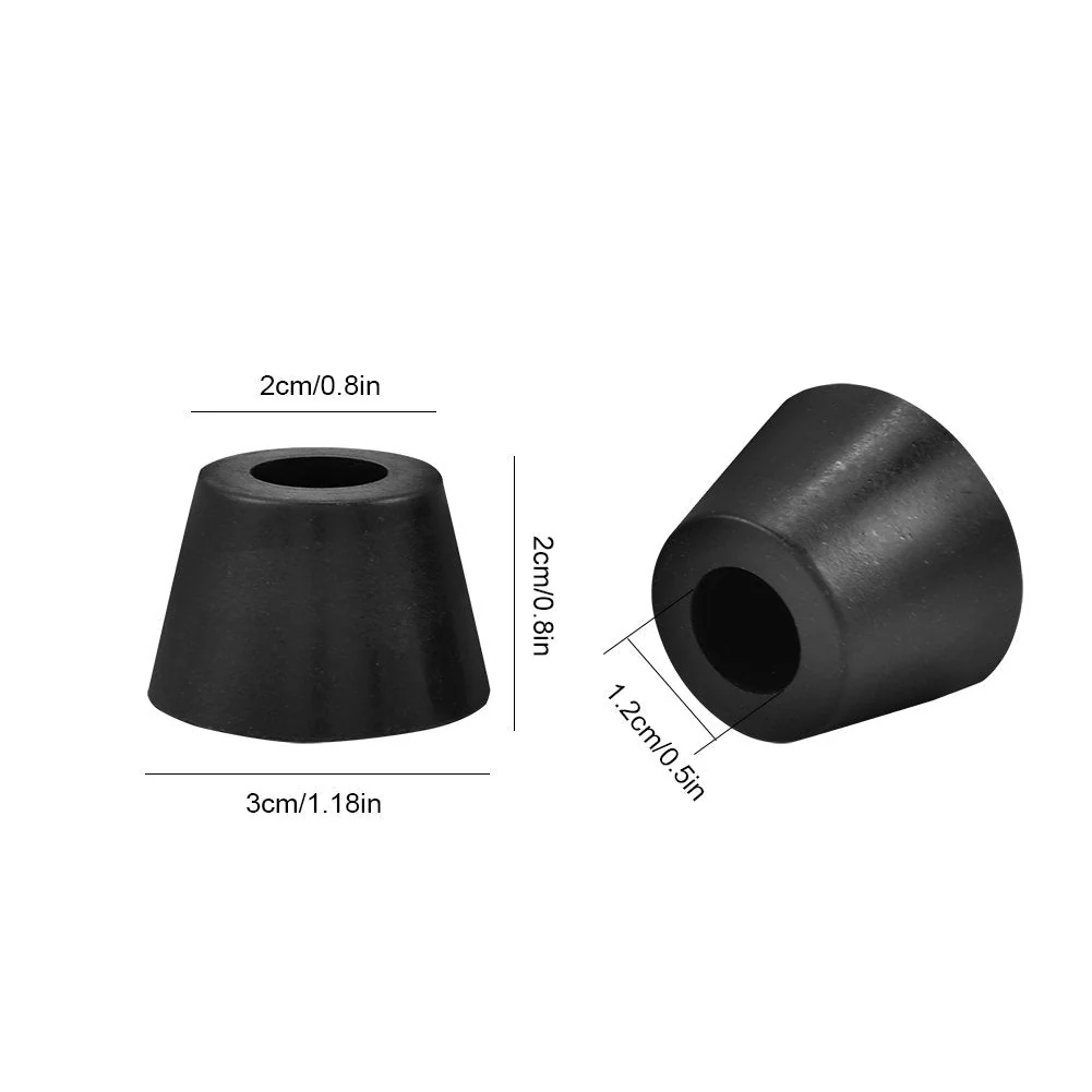 8Pcs Rubber Feet Anti-Vibration Base Pad Stand for Speaker Guitar Amplifier Replacement 30x20mm w/Screws for Marshall Amp Feet - Image 2