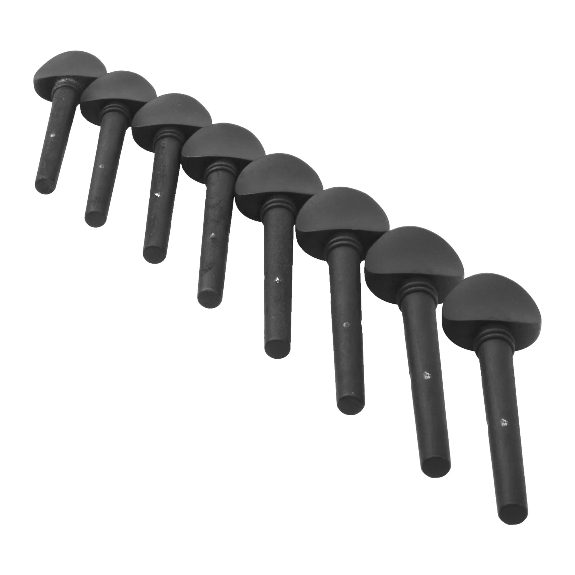 8Pcs Yootones 3/4 Wooden Cello Tuning Tuner Pegs With Predrilled Compatible with Cello Musical Instruments Accessories (3/4, Black) - Image 2