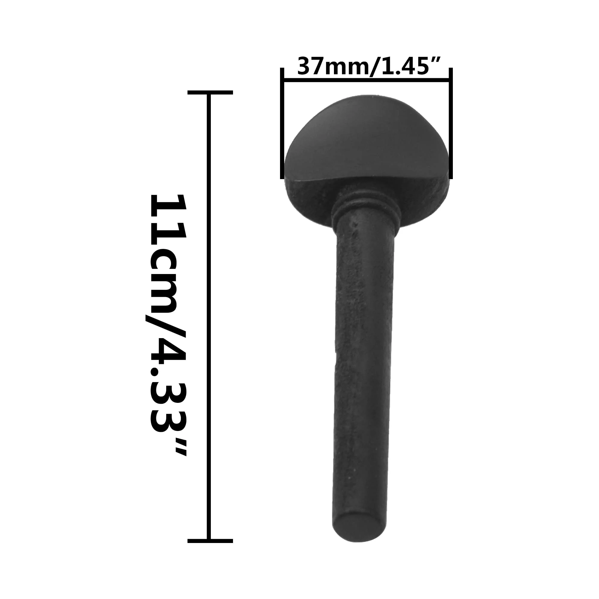 8Pcs Yootones 3/4 Wooden Cello Tuning Tuner Pegs With Predrilled Compatible with Cello Musical Instruments Accessories (3/4, Black) - Image 6