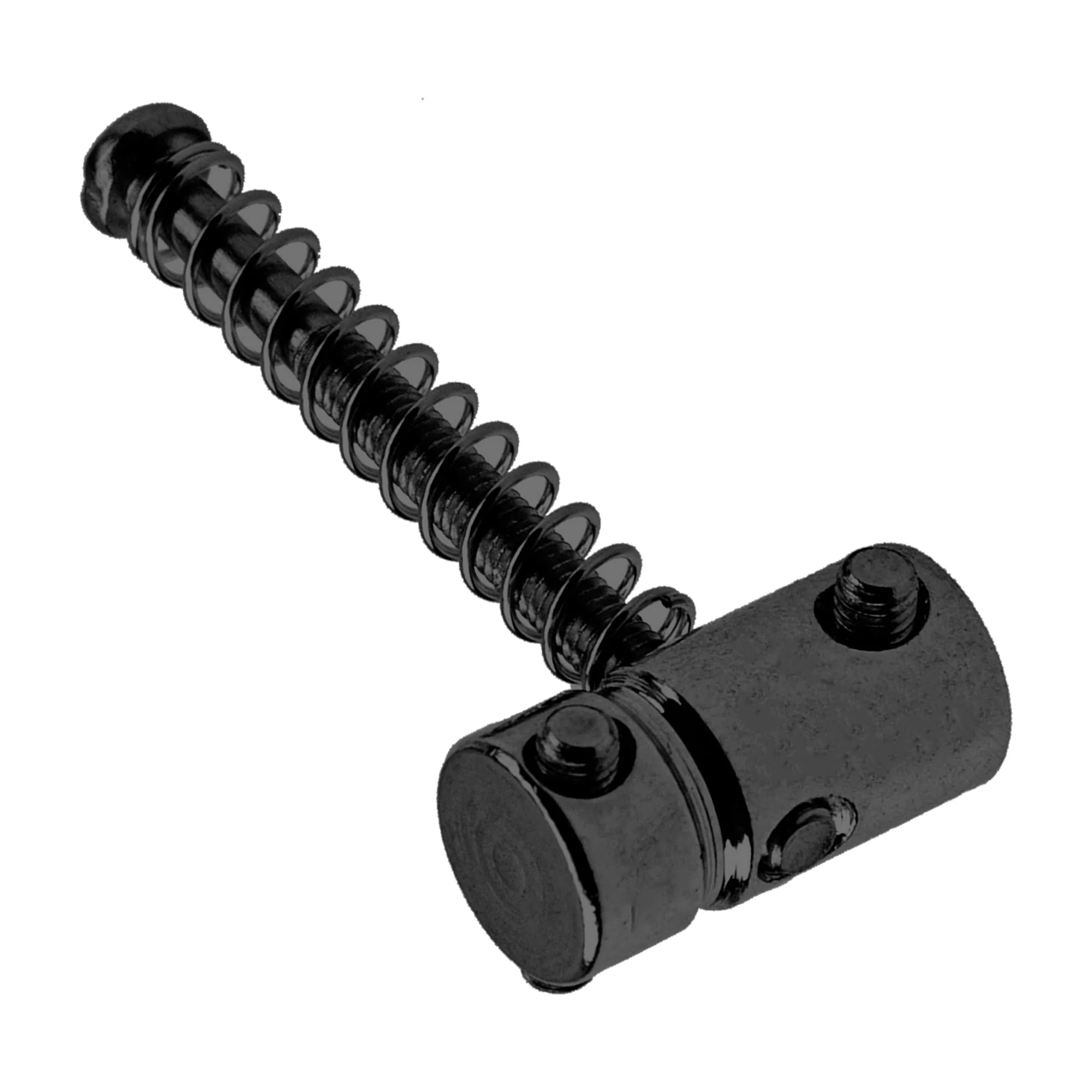 8Pcs Yootones Guitar String Saddle Code Guitar Bridge Saddles Compatible with Bass Jazz Tele Electric Guitar Part (Black) Black - Image 5