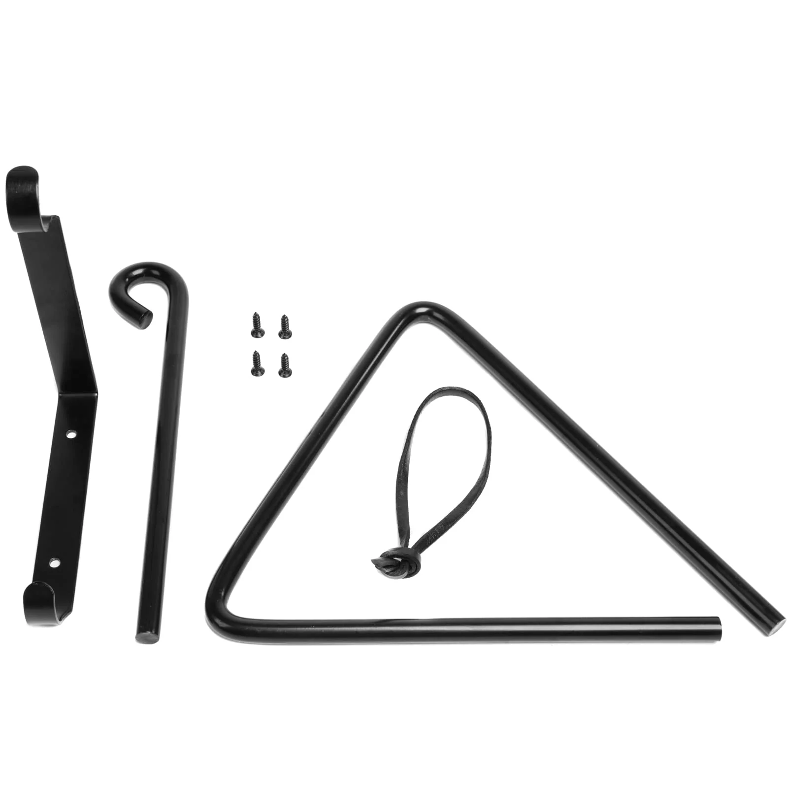 9 Inch Triangle Dinner Bell Hunging Bell Percussion Triangle bell With Striker outdoor bell Wall outside Bell Bracket Mounts indoor Steel Bell - Image 5