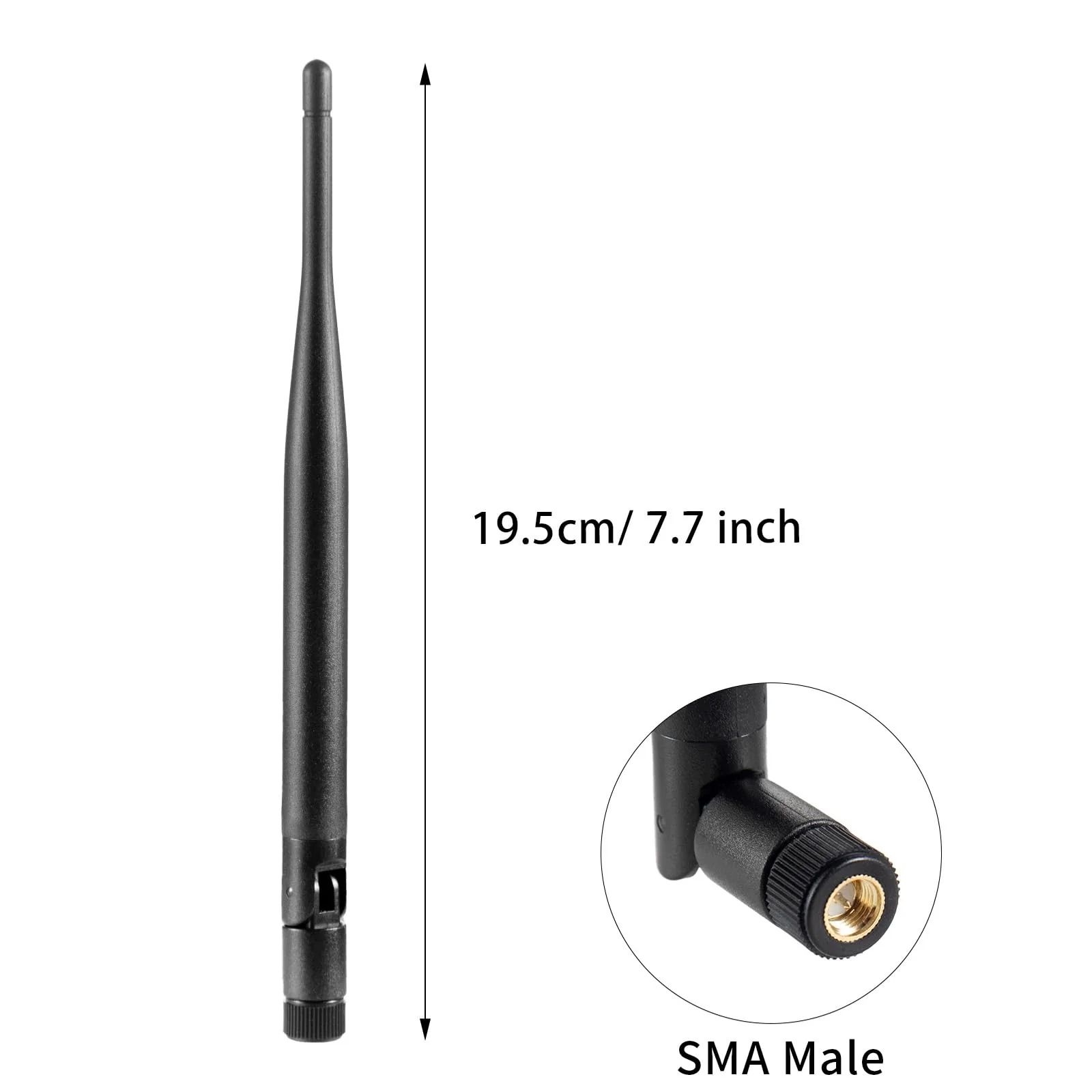 915MHz LoRa Antenna with SMA Male Connector for Meshtastic LORA32 915MHz ESP32 LoRa OLED Board + 15cm IPEX Extension Cable（2 Sets）, Eifagur - Image 2