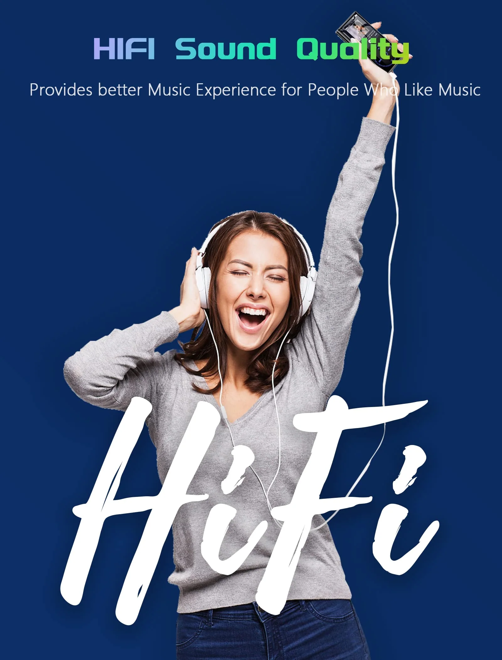 96GB MP3 Player with Bluetooth 5.0: Portable Lossless Sound Music Player with HD Speaker,2.4" Screen Voice Recorder,FM Radio,Touch Buttons,Support up to 64GB for Sport(Earphones&64GB TF Card Included) - Image 4
