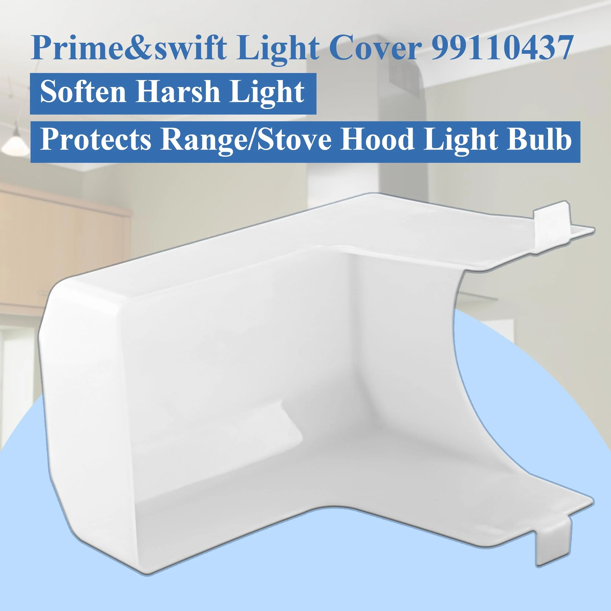 99110437 Range Hood Light Cover fit for Broan Nutone 41000 40000 42000 45000 BP43 S99110437 99110437 fit for Broan Range Hood Light Cover prime&swift - Image 7