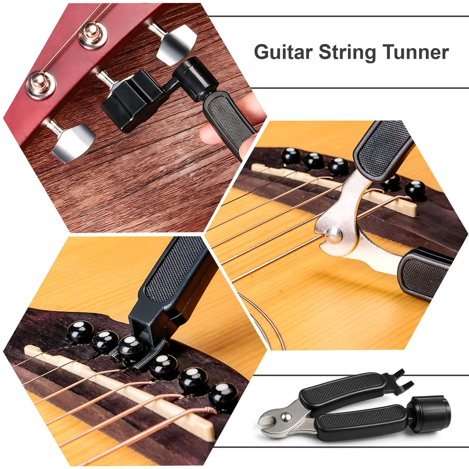 9pcs Guitar Cleaning Kit with Fret Polish, Guitar Cleaner Prevents Wear, Fading, and Cracking, While Keeping Your Instrument in Its Best Appearance and Sound Quality at All Times - Image 6