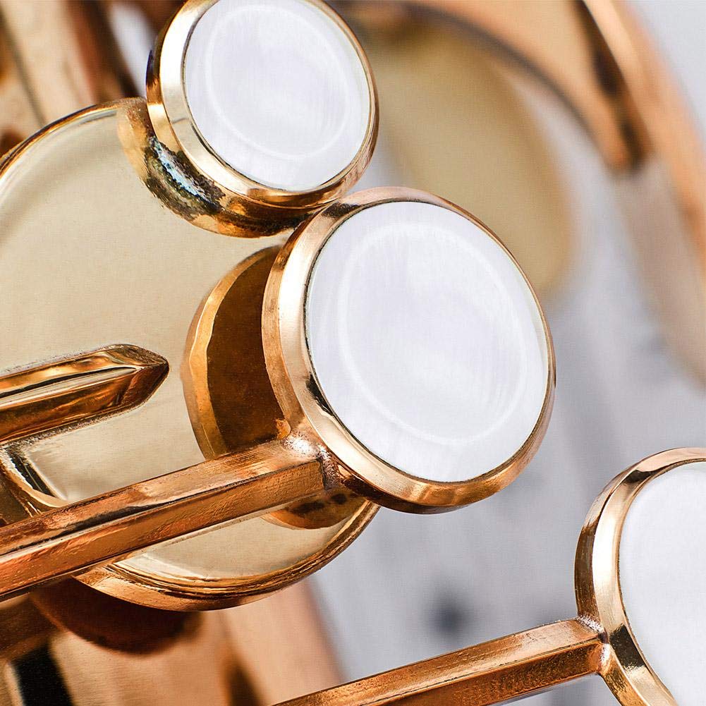 9Pcs/set Saxophone Key Buttons, Inlays White Abalone Shell Finger Button for Alto Tenor Soprano Sax Replacement tenor saxophone key pearls - Image 3