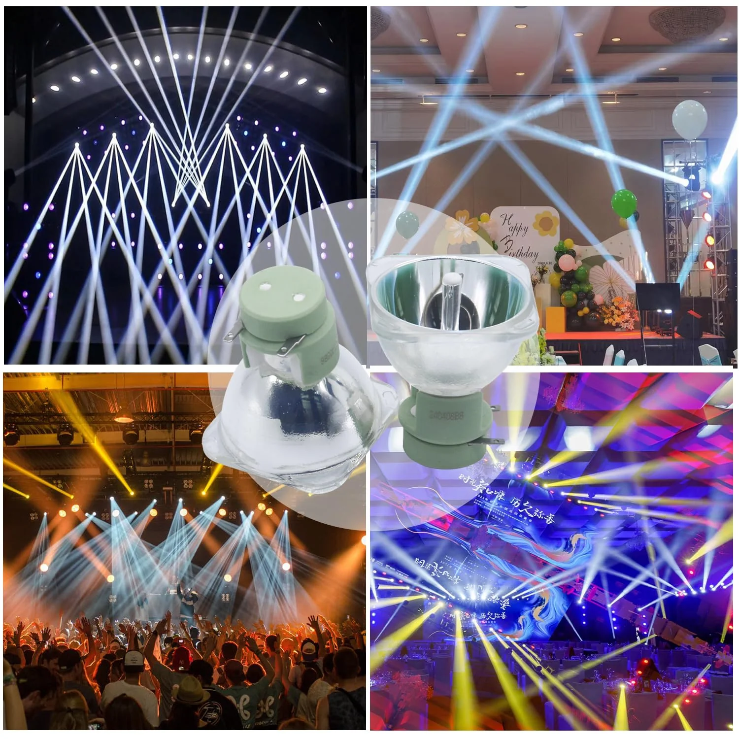 9R 260W Beam Bulb, Professional Stage Light, 9R Platinum Stage Light, 260W Stage Light Bulb 1 Pack - Image 4