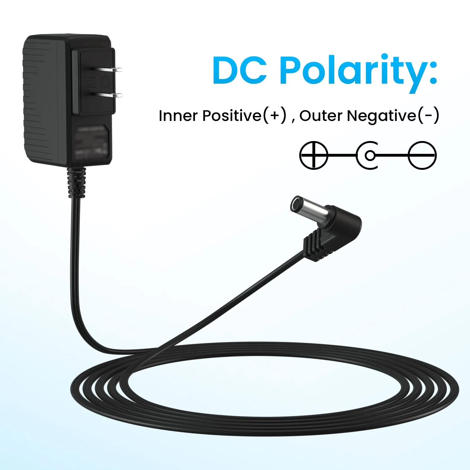9V Adapter for Boss Effects Pedals, Distortion, Casio Keyboards, 9V 850mA Power Supply for Guitar Pedals,AC dc 9v Power Cord Replacement D'Addario PW-CT-9V, Boss PSA-120S - Image 5