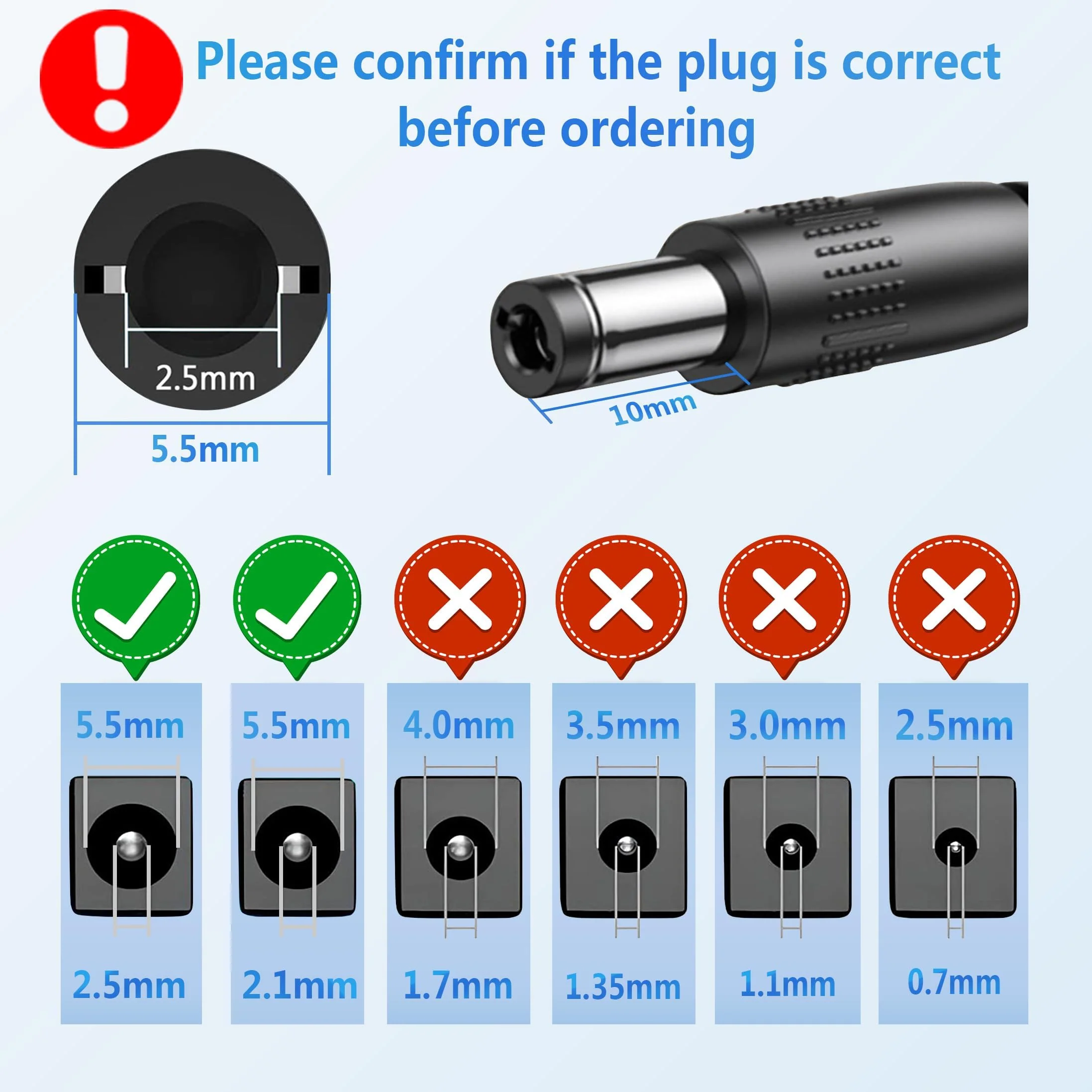 9V DC Power Adapter, Compatible with Alesis Command Mesh Kit, Nitro Max, Nitro Pro Kit Electronic Drum Module Power Supply Cord a Perfect Replacement to - Image 3