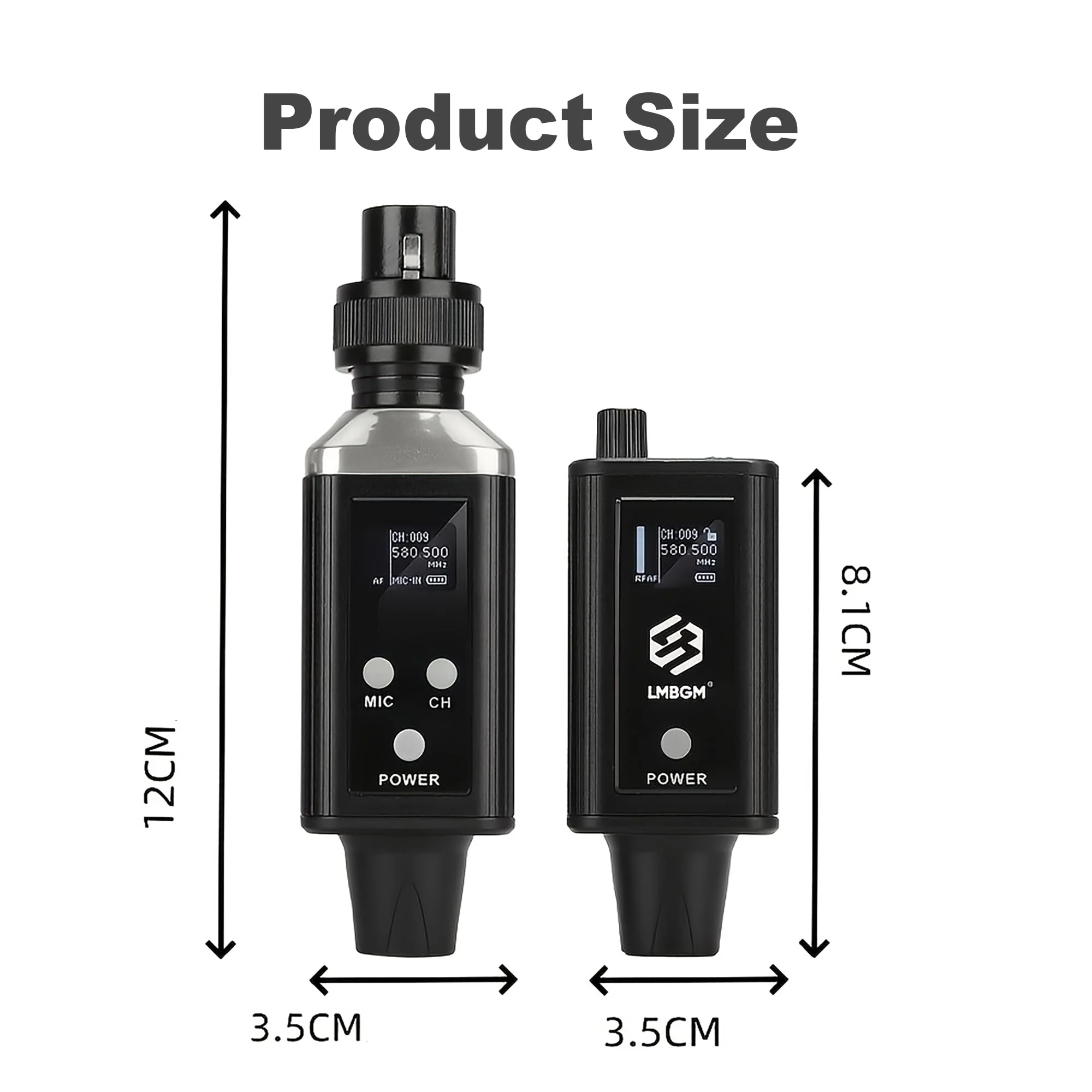 A9 UHF Wireless in-Ear Monitor Pro System Transmitter and Beltpack Receiver for Studio, Band Rehearsal and Live Performance (A9-1) (A9-1-BK) A9-1-BK - Image 10