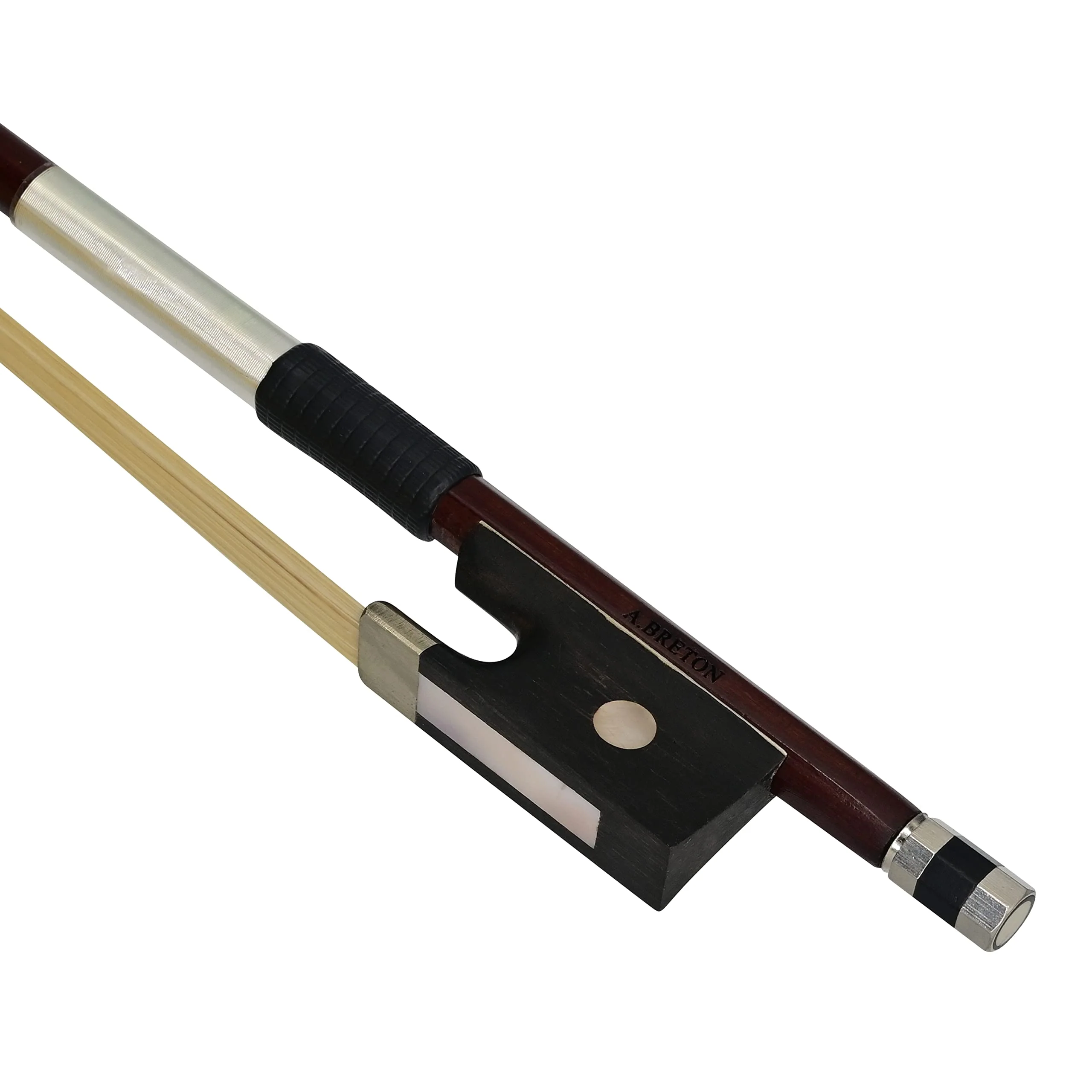 AB-110 Brazilwood Student Violin Bow - 4/4 Size