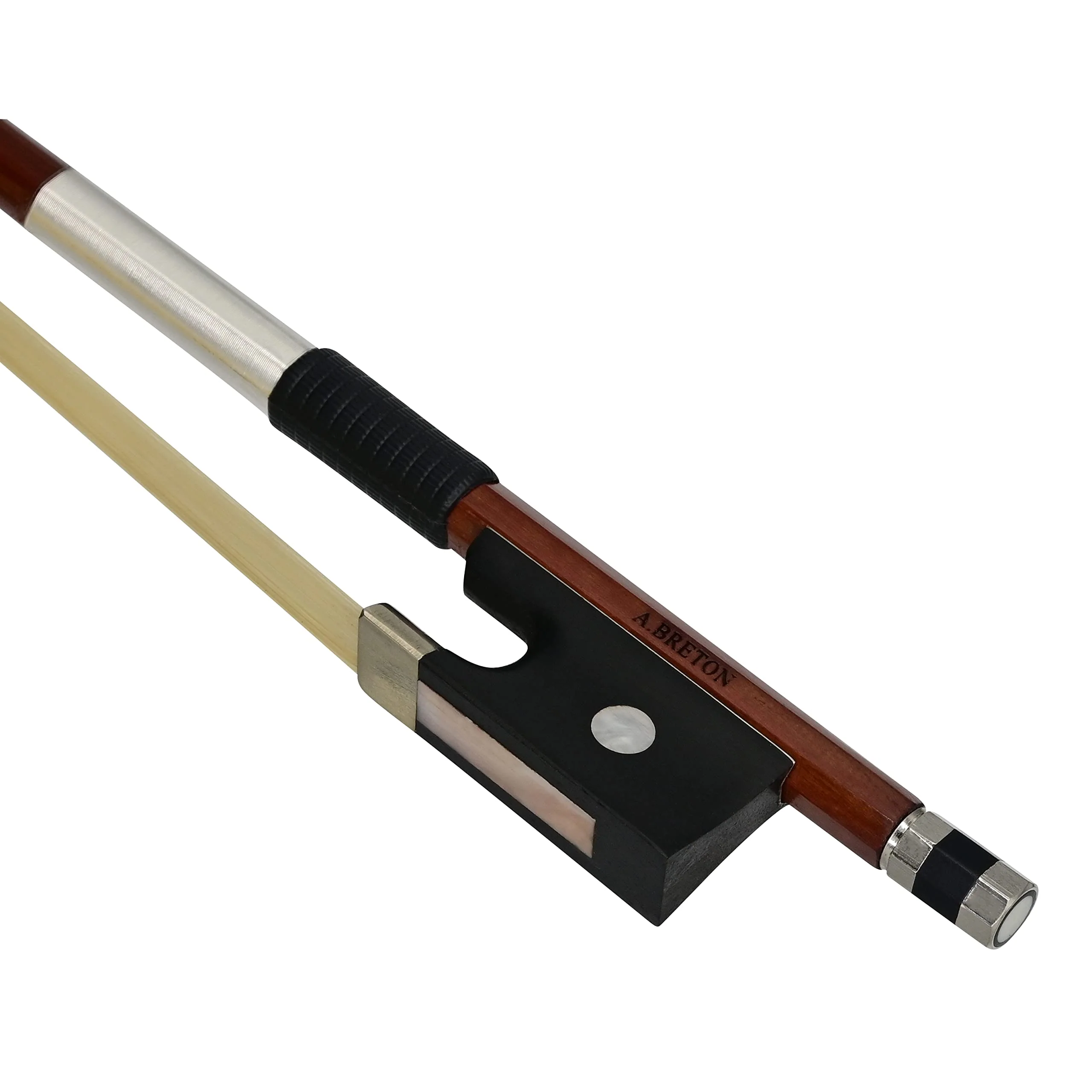 AB-112 Brazilwood Student Violin Bow - 3/4 Size