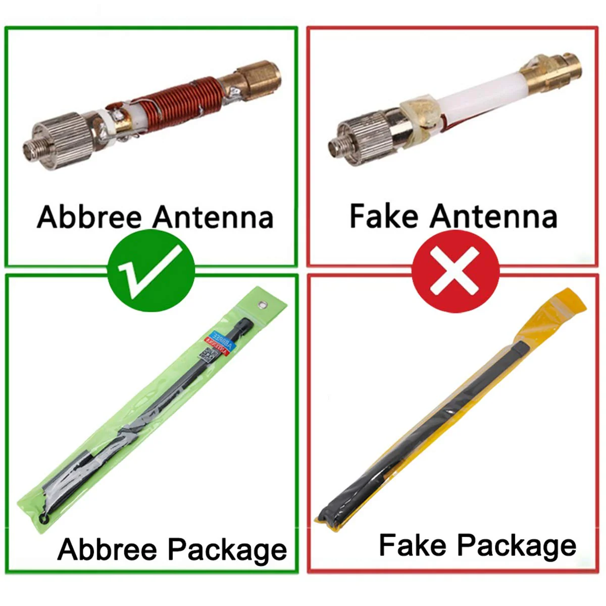 ABBREE SMA-Female Dual Band VHF/UHF 18.8-inch 144/430MHz High Gain Soft Whip Foldable CS Tactical Antenna for Baofeng UV-5R UV-82 BF-F8HP Ham Two Way Radio 18.8in - Image 3