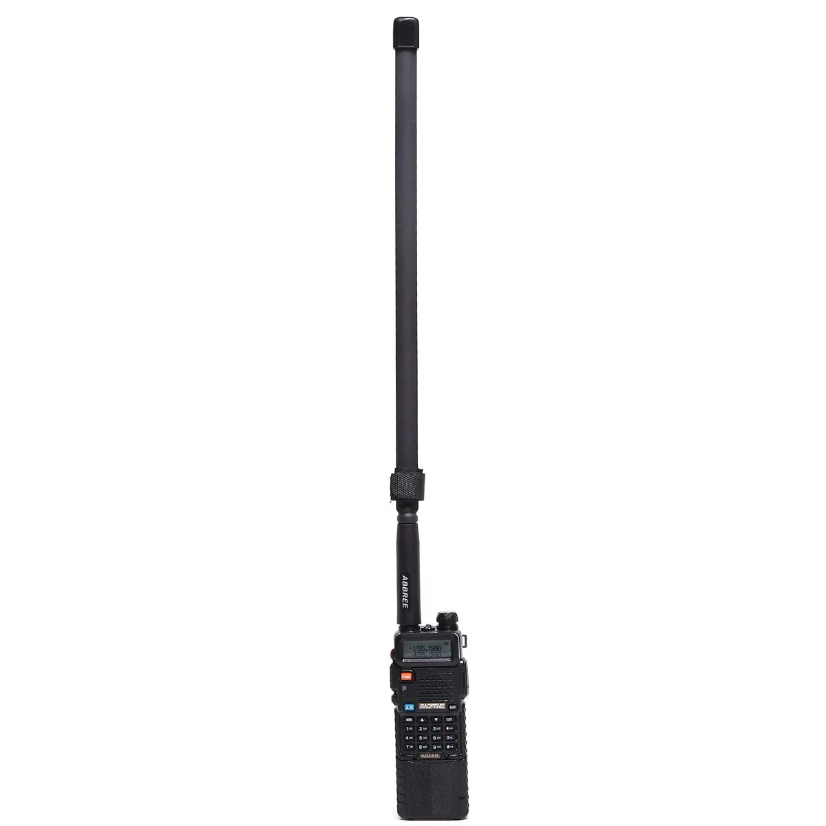 ABBREE SMA-Female Dual Band VHF/UHF 18.8-inch 144/430MHz High Gain Soft Whip Foldable CS Tactical Antenna for Baofeng UV-5R UV-82 BF-F8HP Ham Two Way Radio 18.8in - Image 9