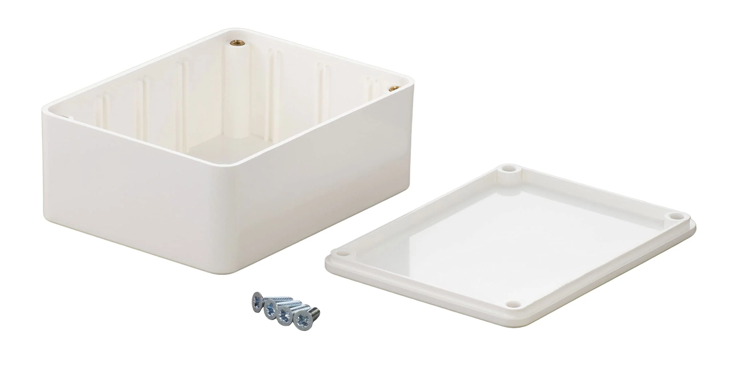 ABS plastic housing with lid, multi-purpose housing, module housing. White MB2: 100 X 76 X 40 mm - Image 4